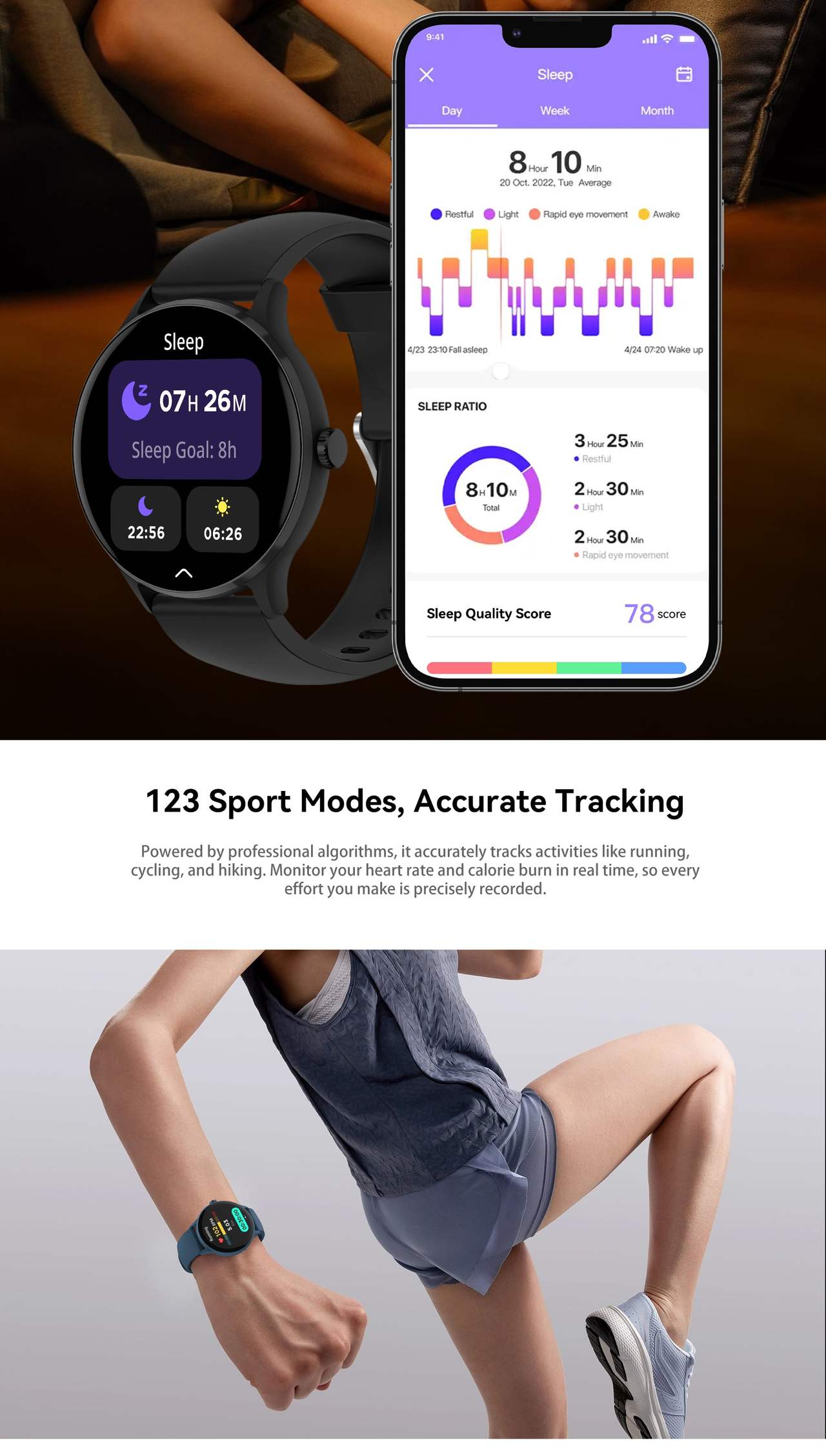 Cubot U2 Smartwatches features 6