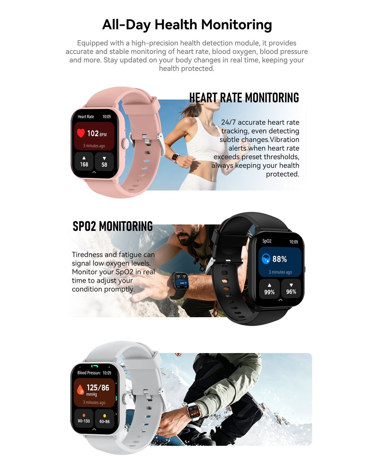 Cubot U3 Smartwatches features 3