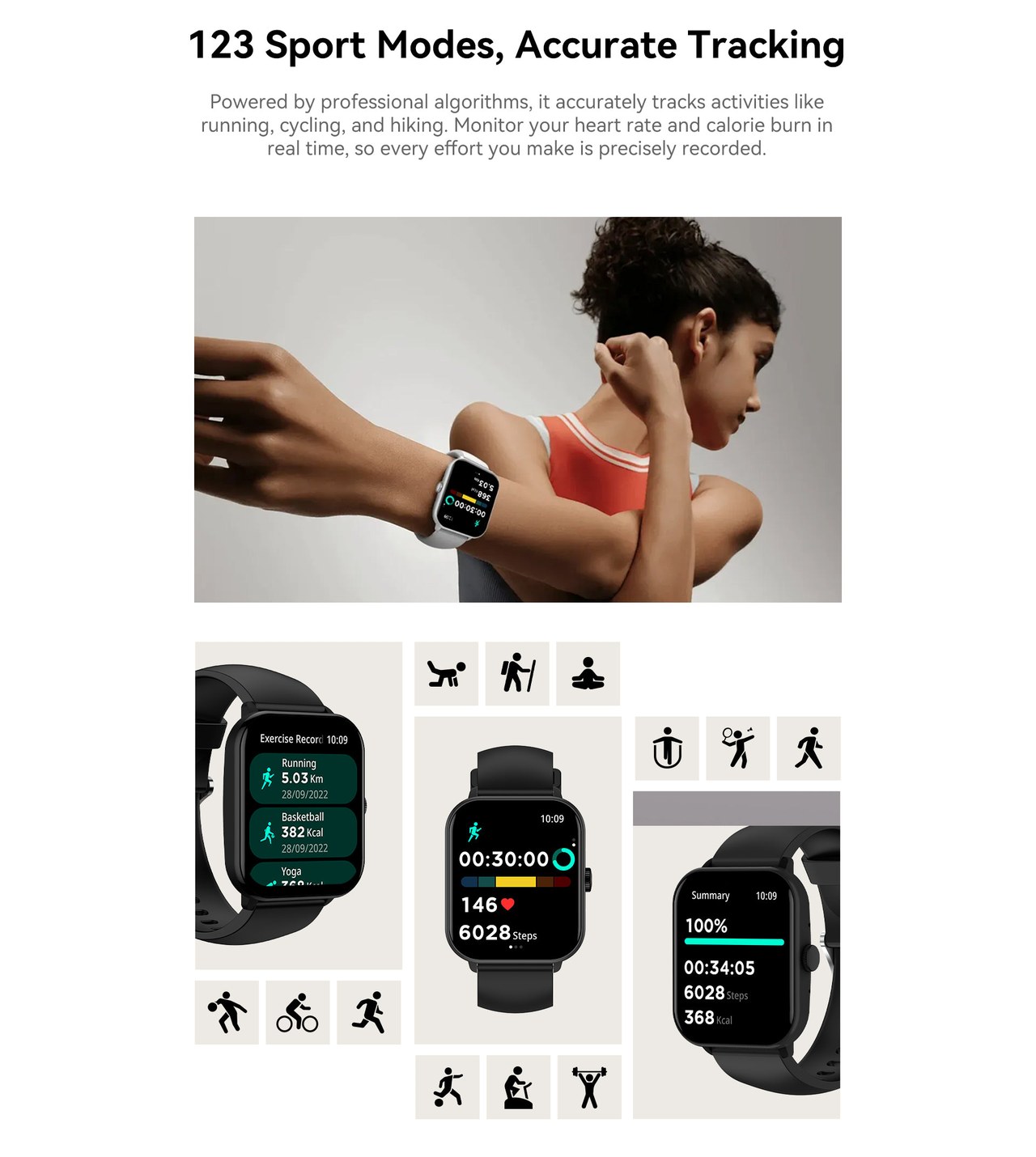 Cubot U3 Smartwatches features 5