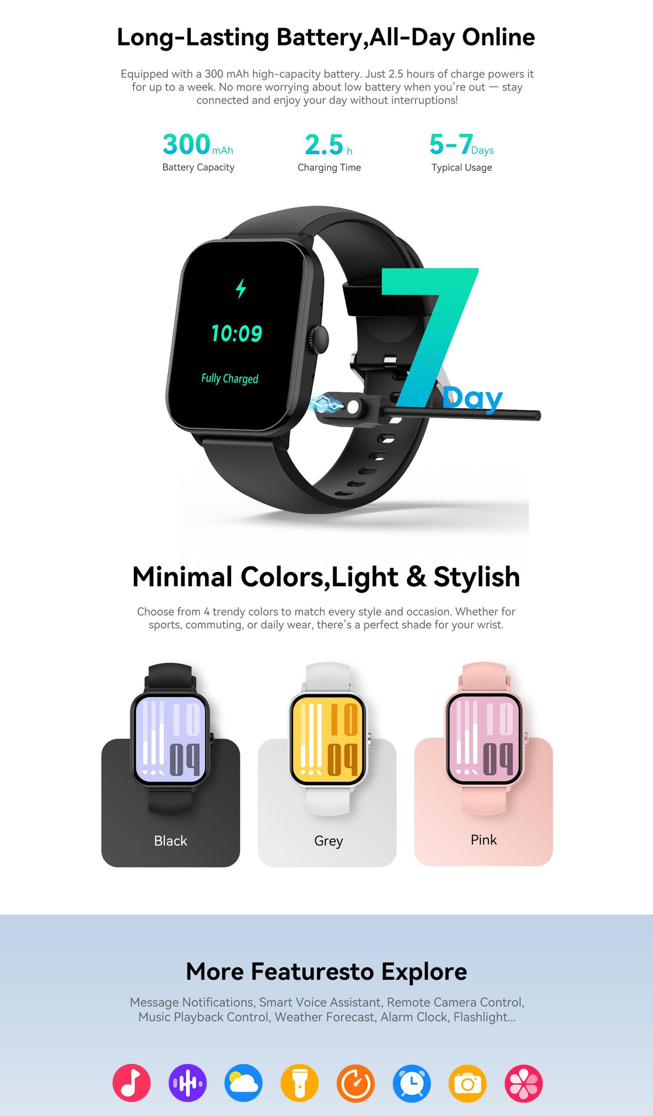 Cubot U3 Smartwatches features 7