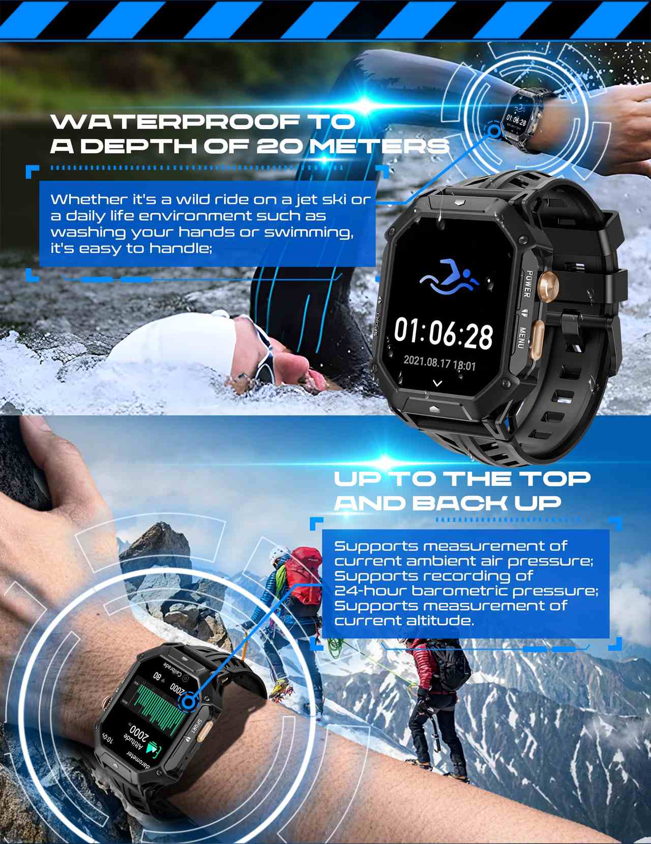 Cubot X1 Smartwatches features 5