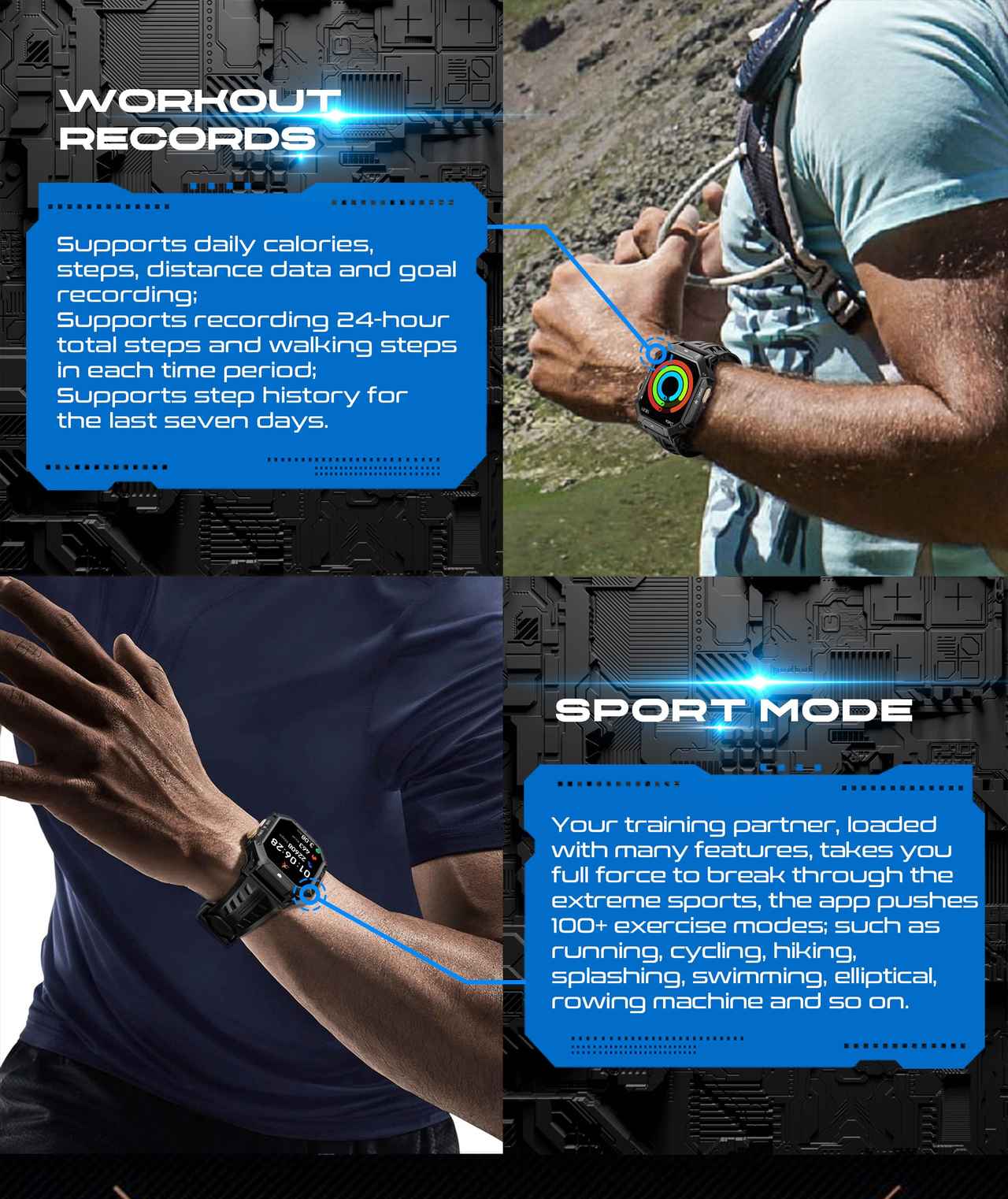 Cubot X1 Smartwatches features 7
