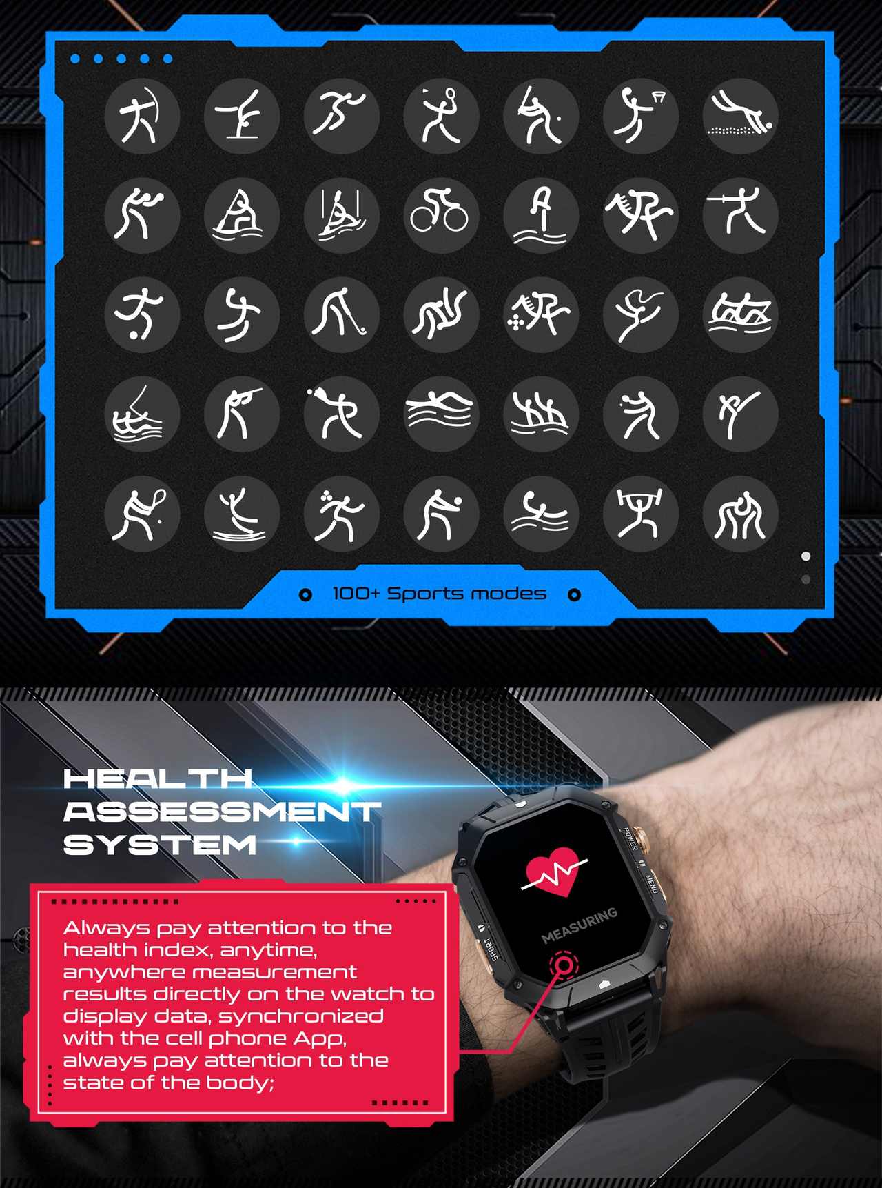 Cubot X1 Smartwatches features 8