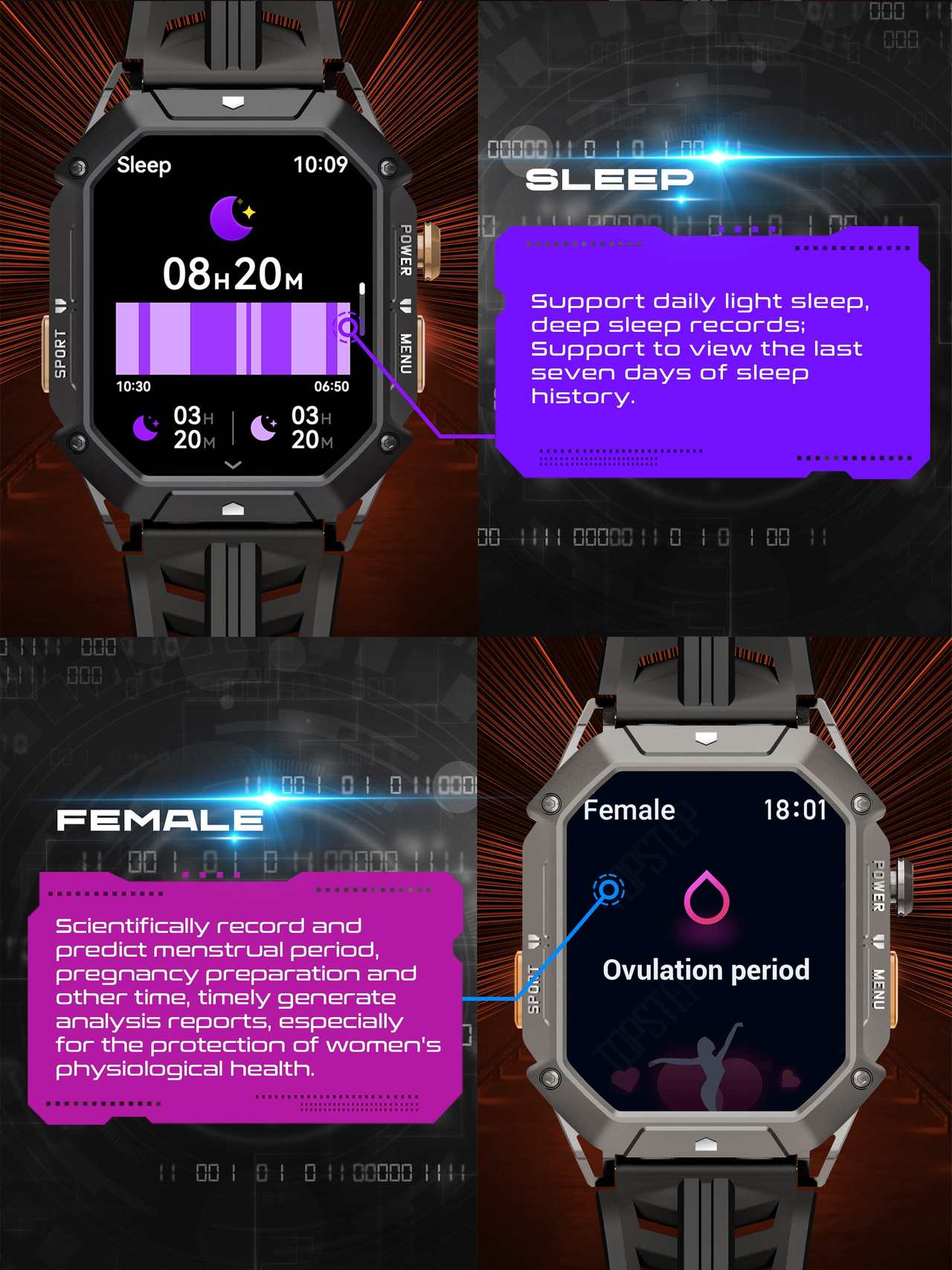 Cubot X1 Smartwatches features 11