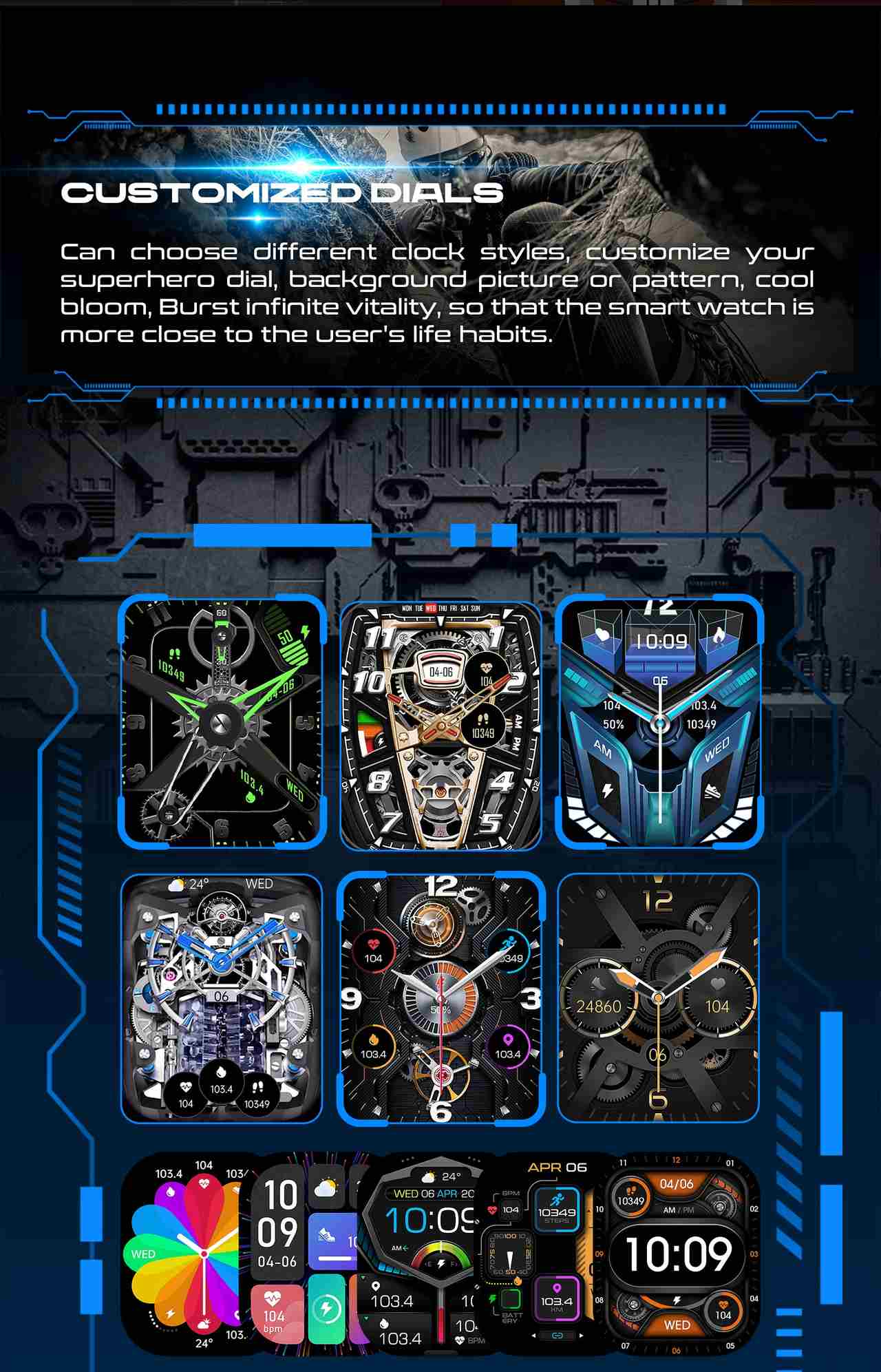 Cubot X1 Smartwatches features 12