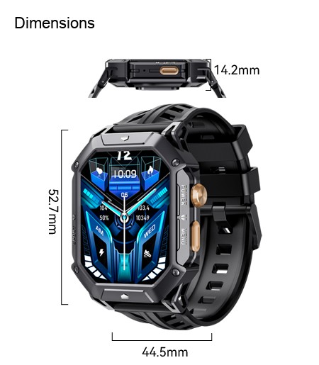 Cubot X1 Smartwatches specification illustration 2