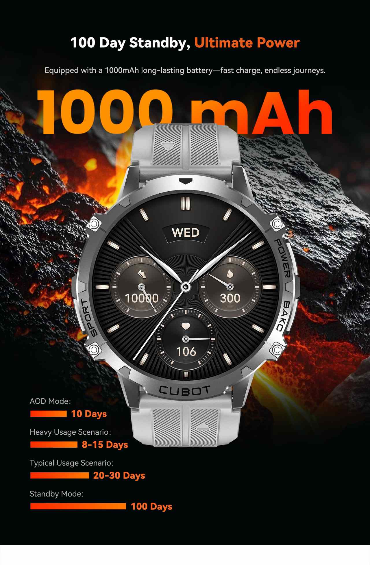 Cubot X3 Smartwatches features 3