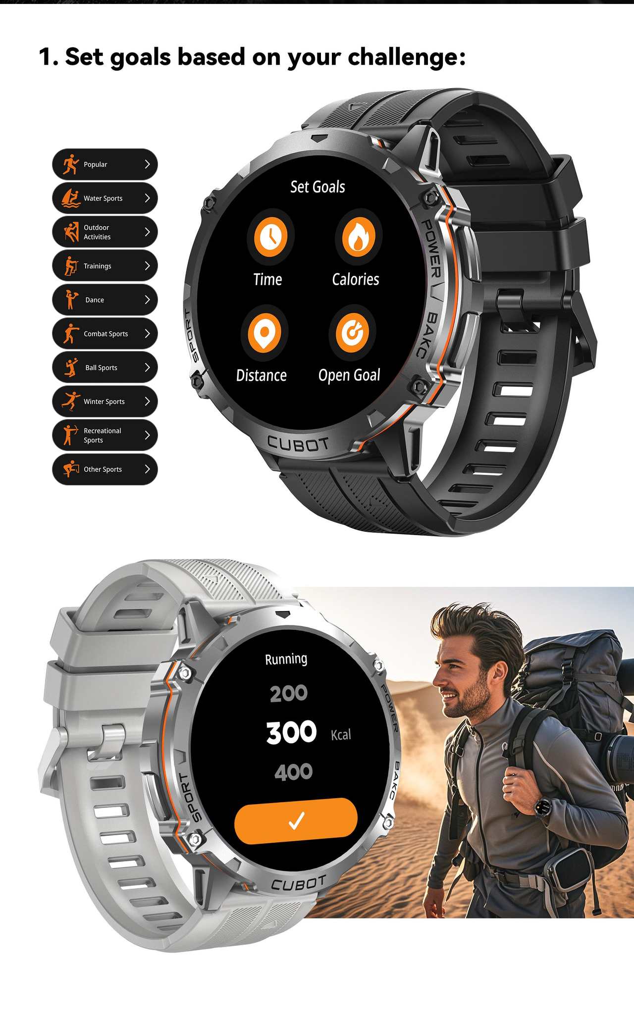 Cubot X3 Smartwatches features 8