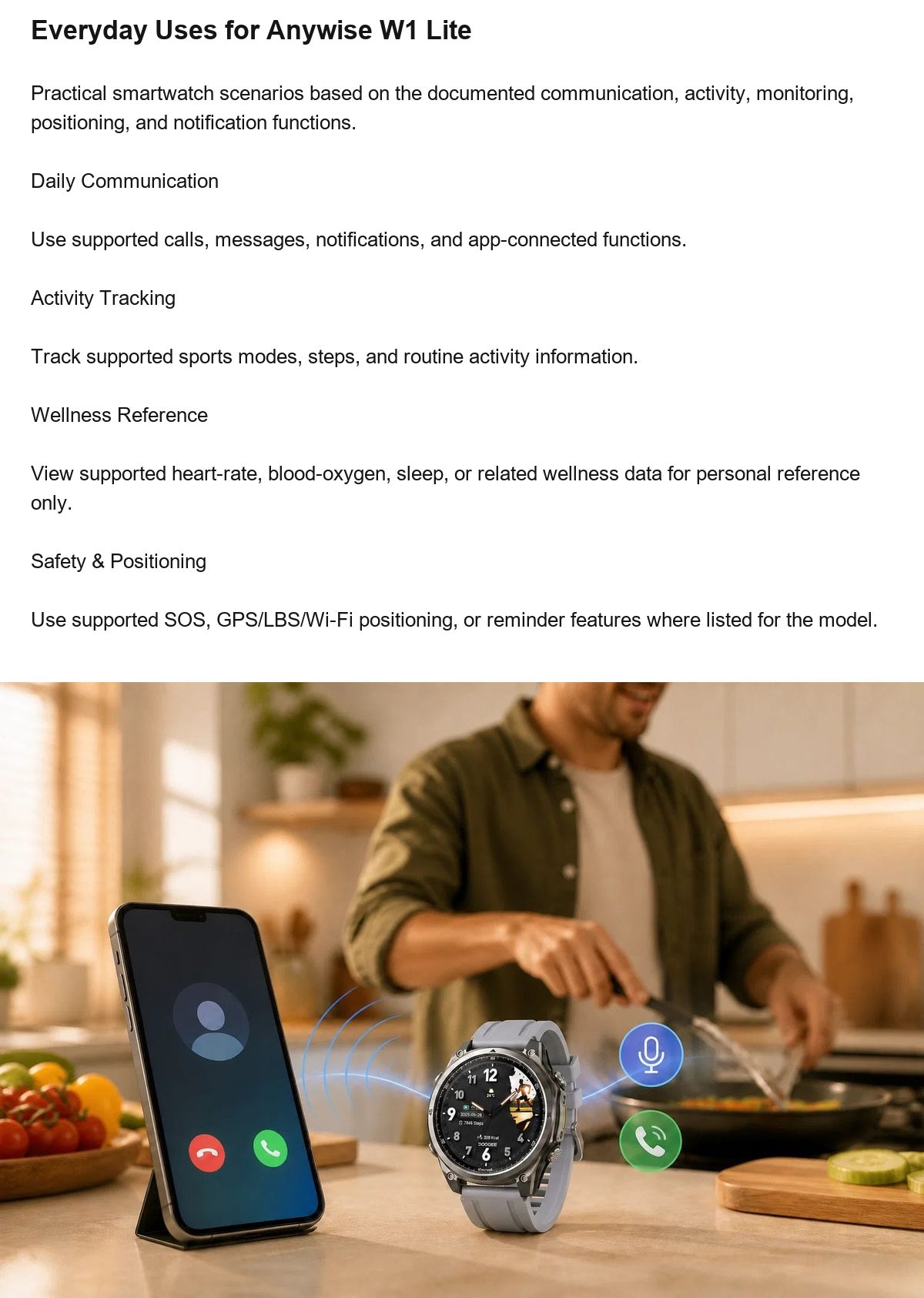 DOOGEE Anywise W1 Lite product features 16