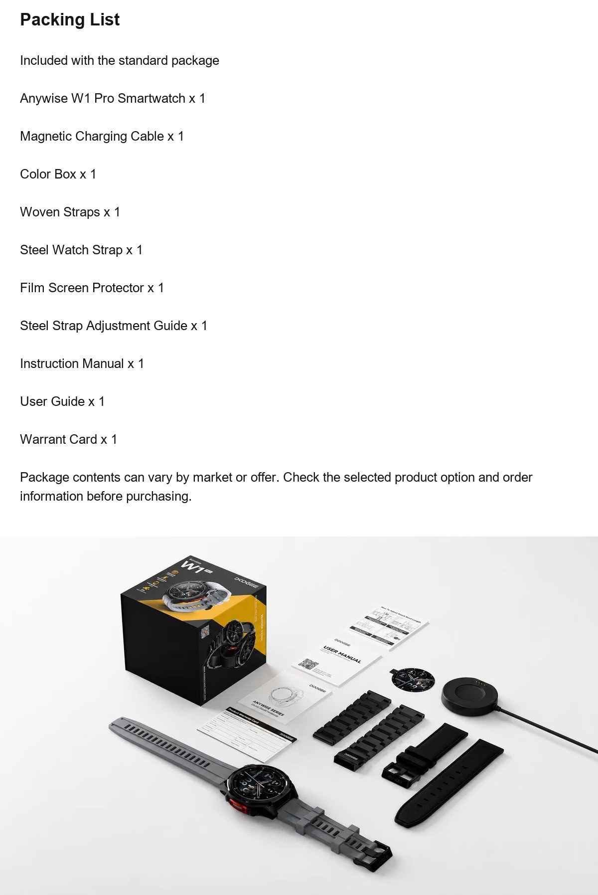 DOOGEE Anywise W1 Pro product features 20