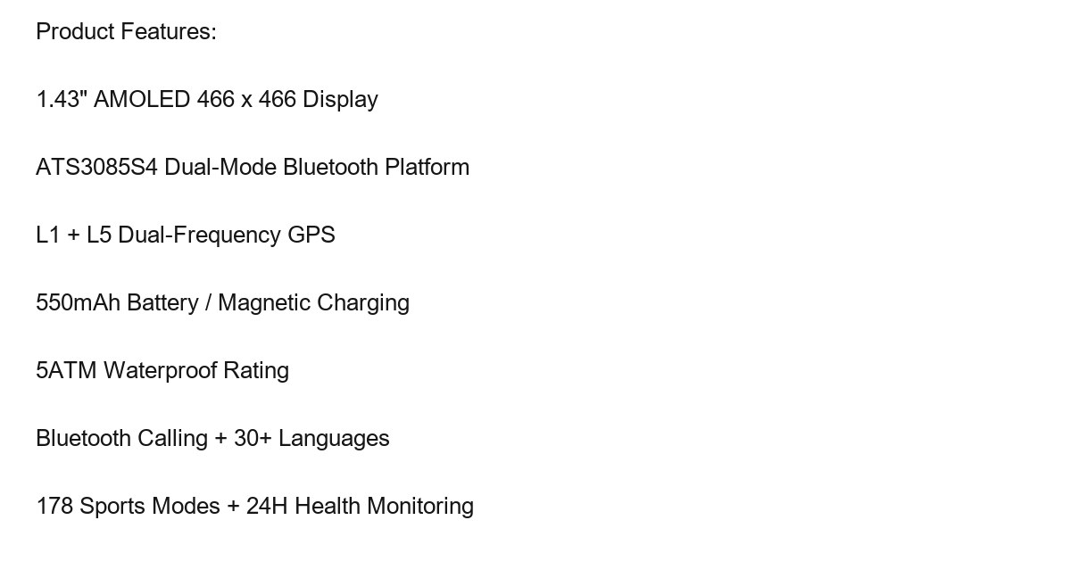 DOOGEE Anywise W1 product features 1