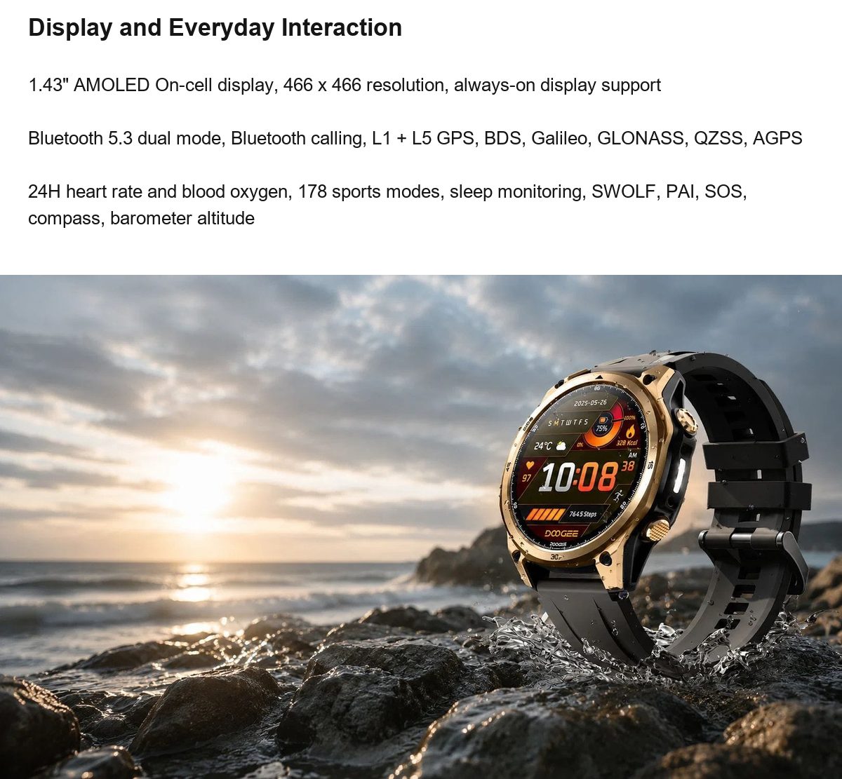 DOOGEE Anywise W1 product features 14