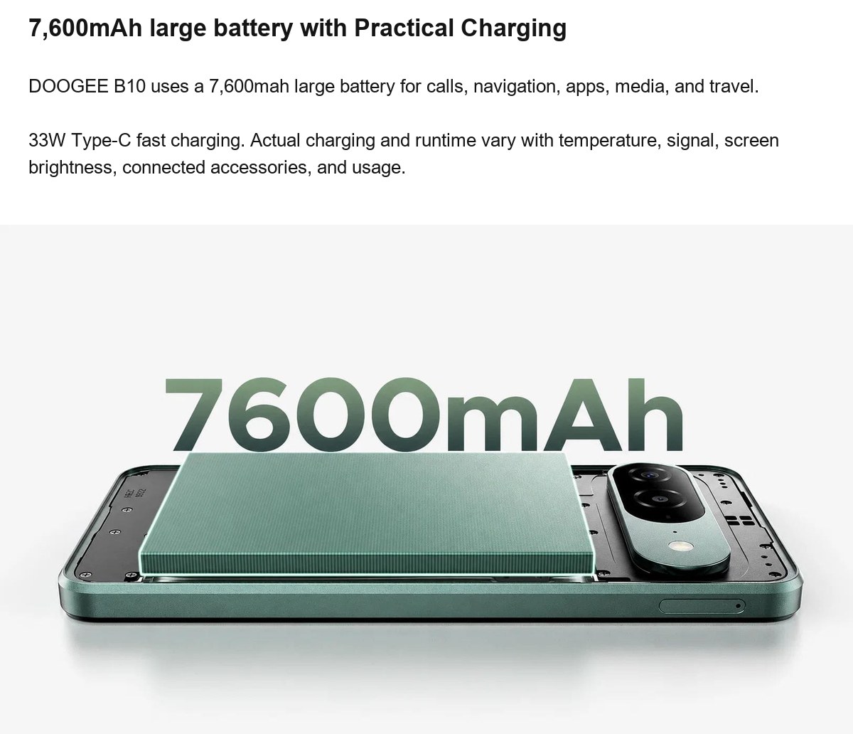 DOOGEE B10 product features 9
