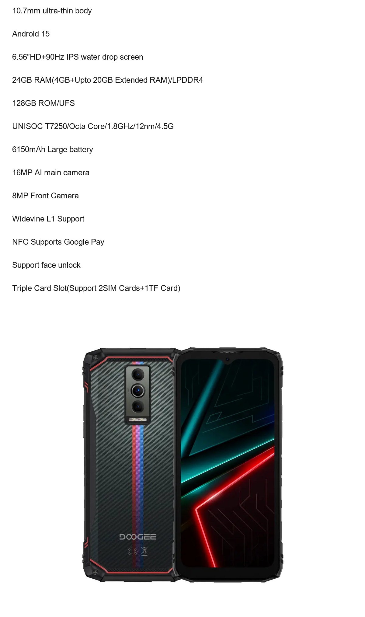 DOOGEE Blade 10 Energy product features 1