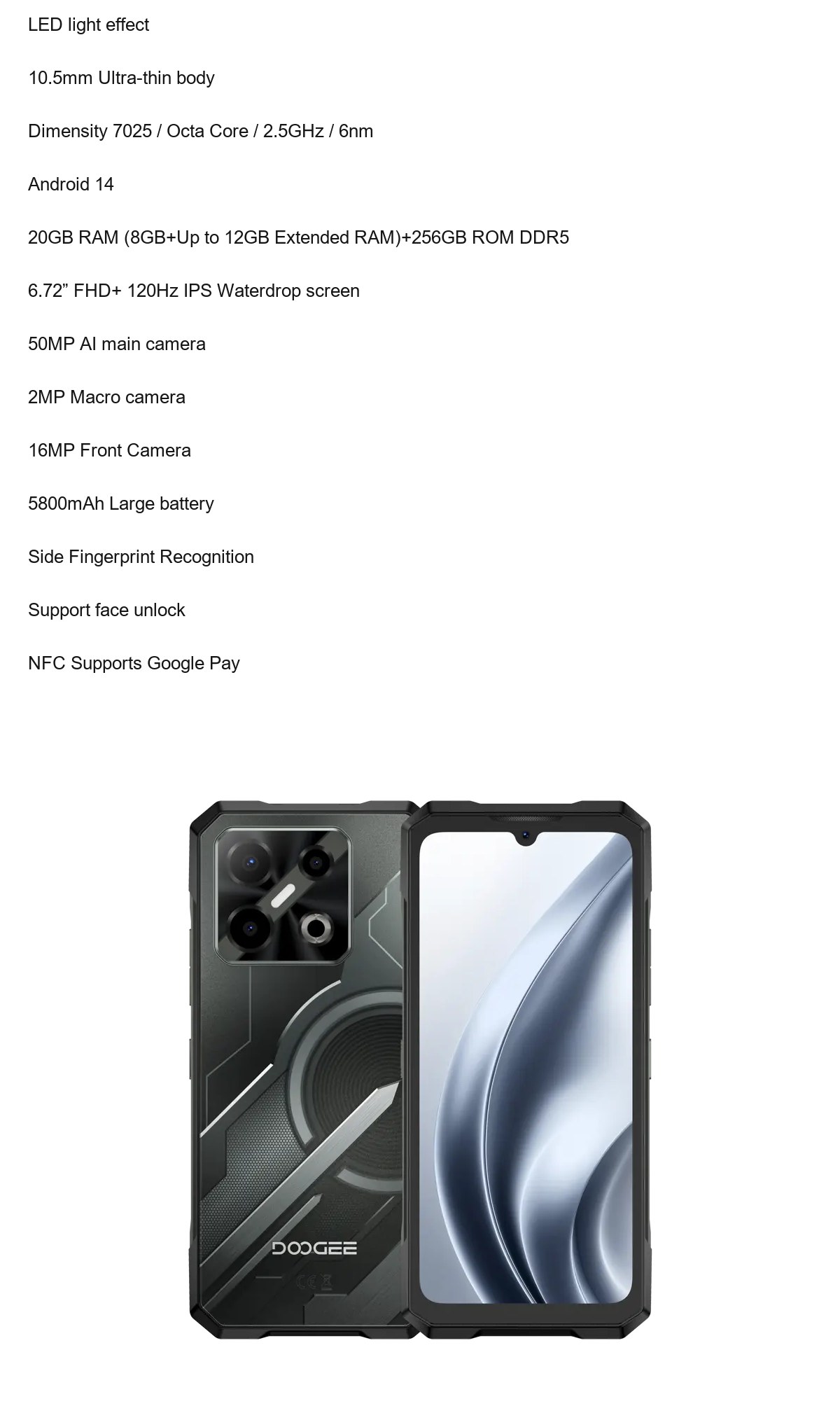 DOOGEE Blade GT Play product features 1