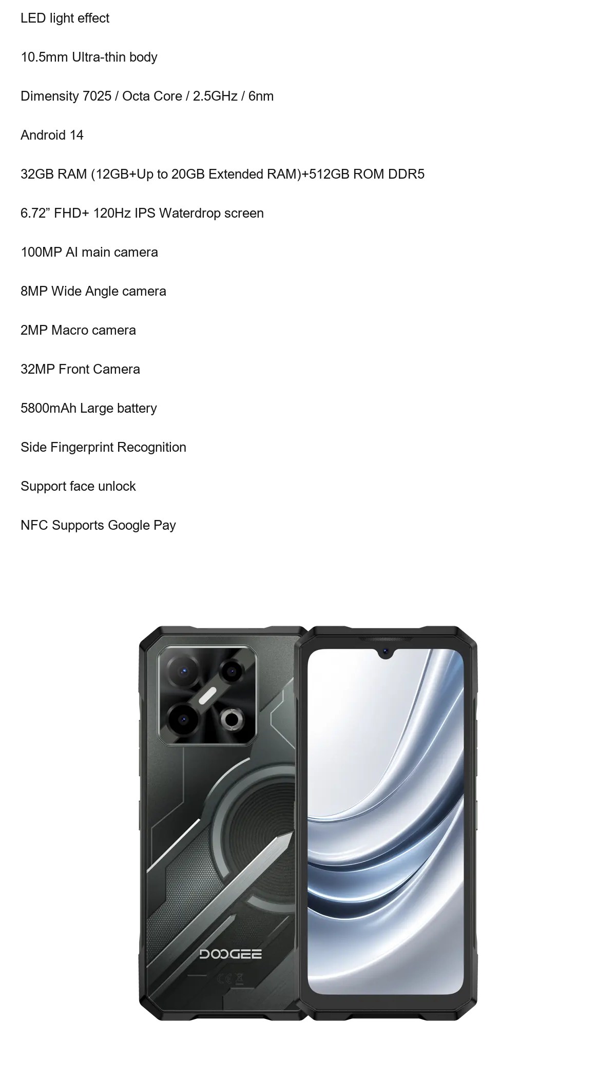 DOOGEE Blade GT Pro product features 1
