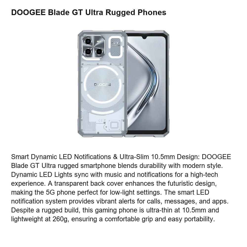 DOOGEE Blade GT Ultra product features 1