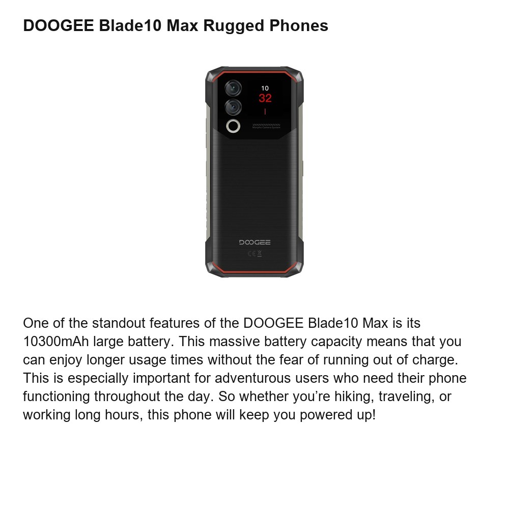 DOOGEE Blade10 Max product features 3
