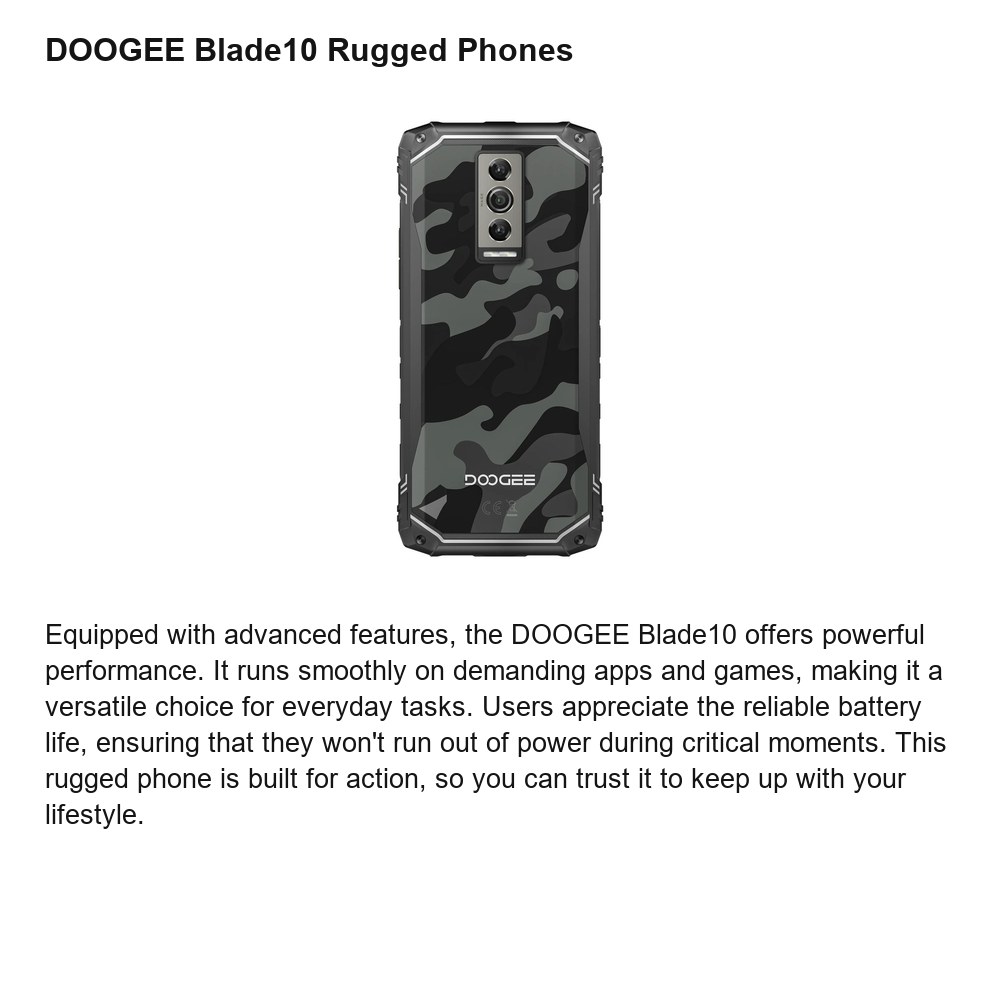 DOOGEE Blade10 product features 2