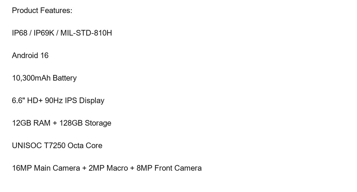 DOOGEE Blade20 X product features 1