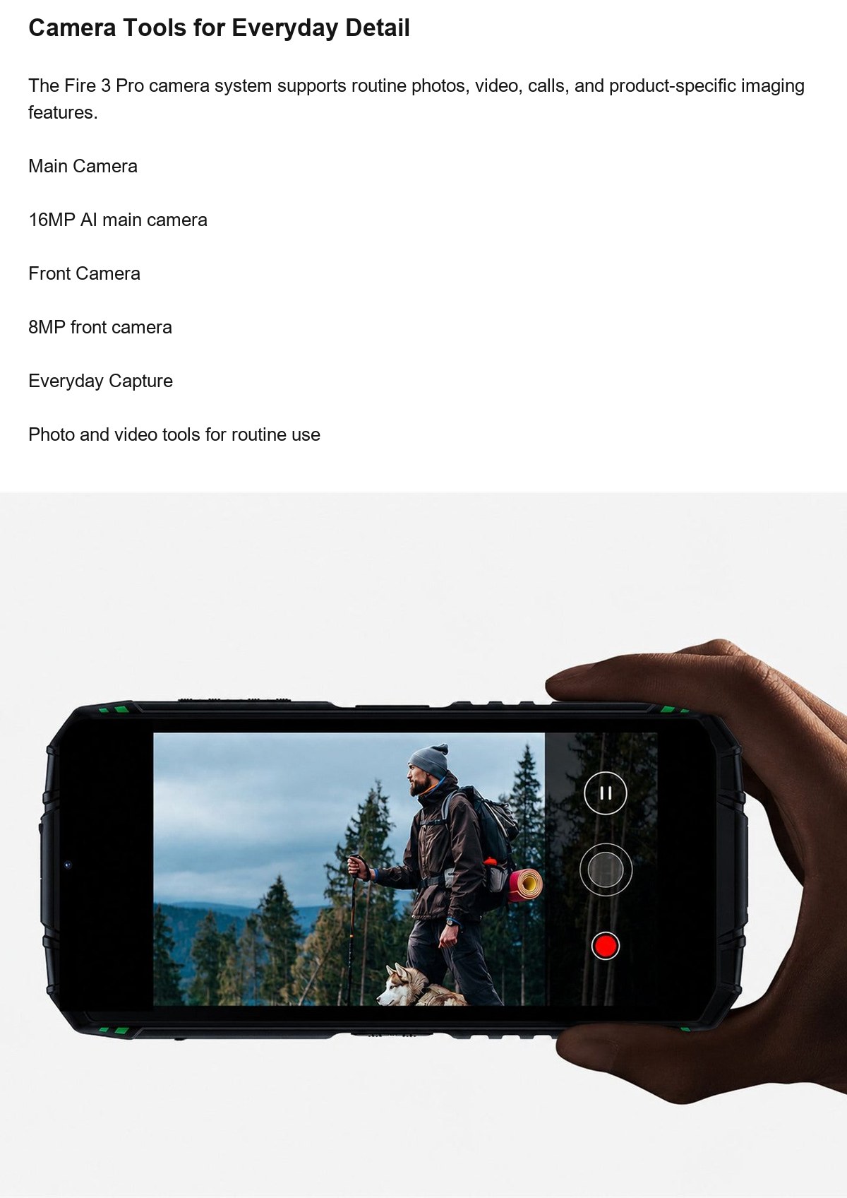 DOOGEE Fire 3 Pro product features 14