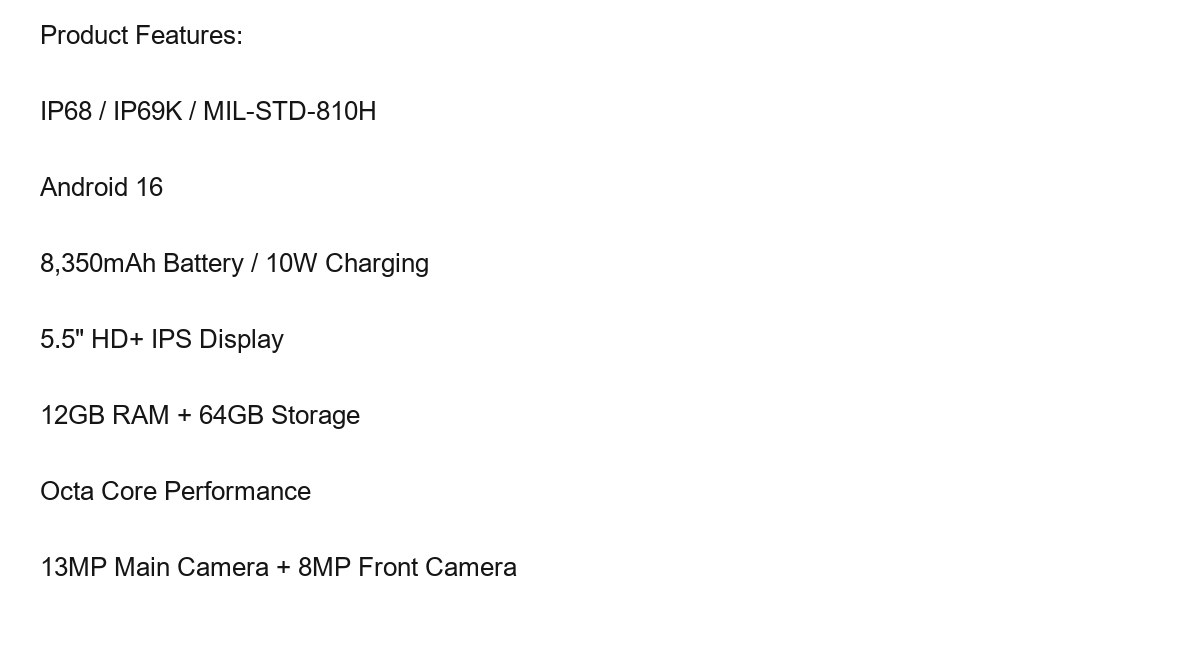 DOOGEE Fire 3 product features 1