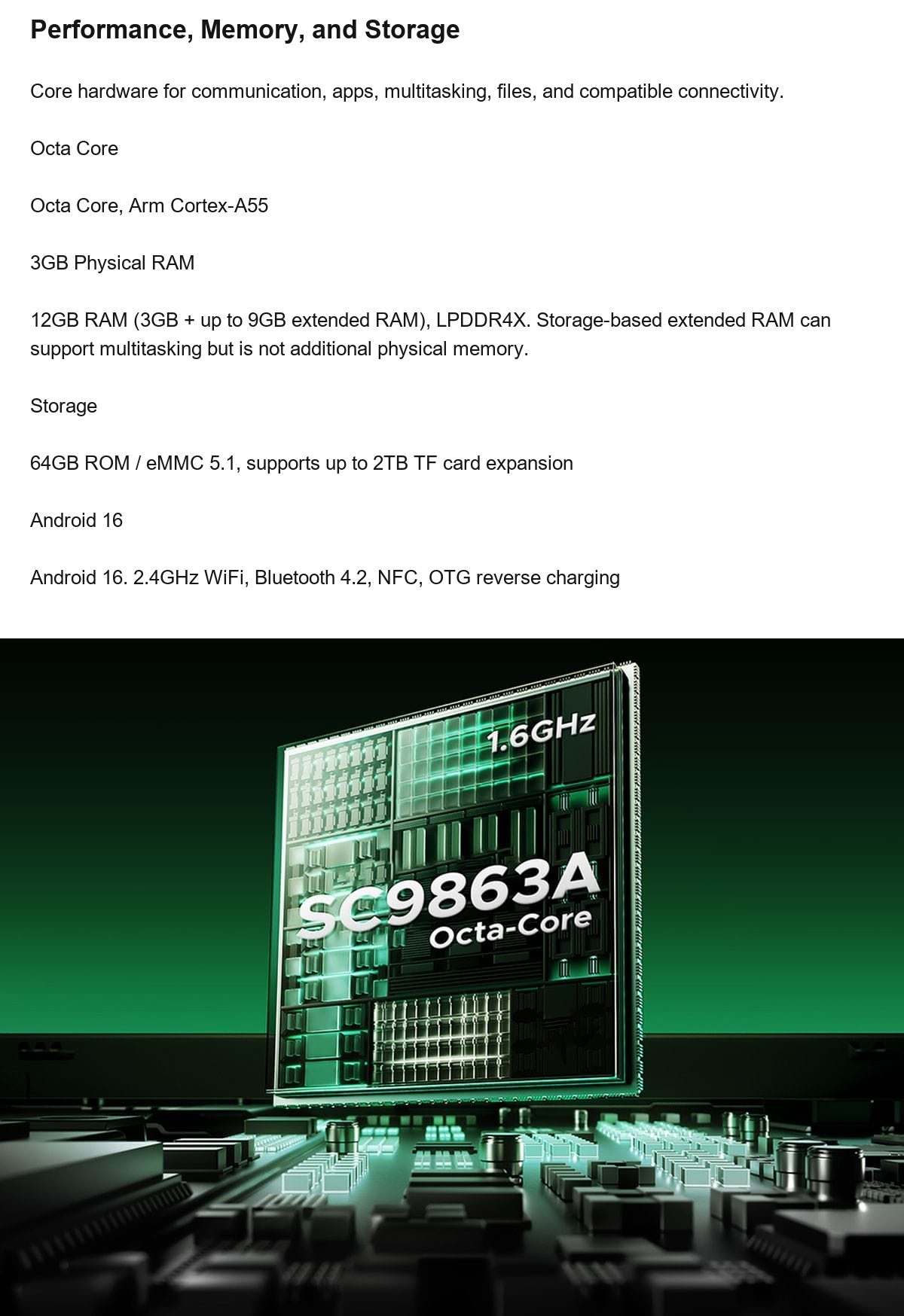 DOOGEE Fire 3 product features 10