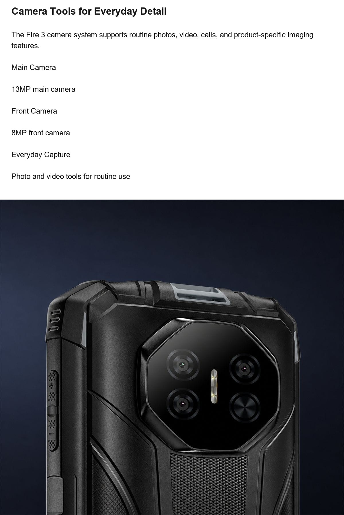 DOOGEE Fire 3 product features 14