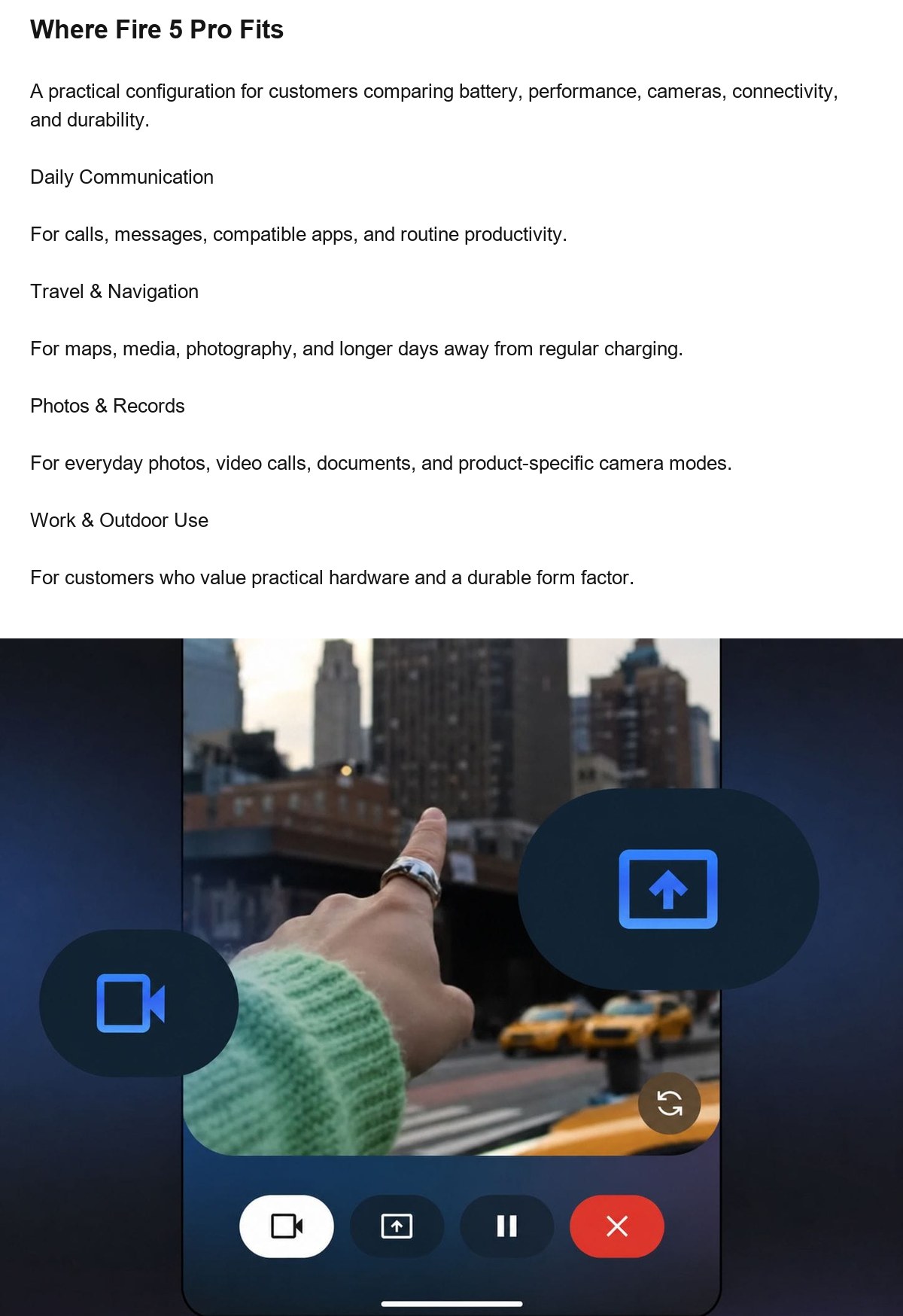DOOGEE Fire 5 Pro product features 20