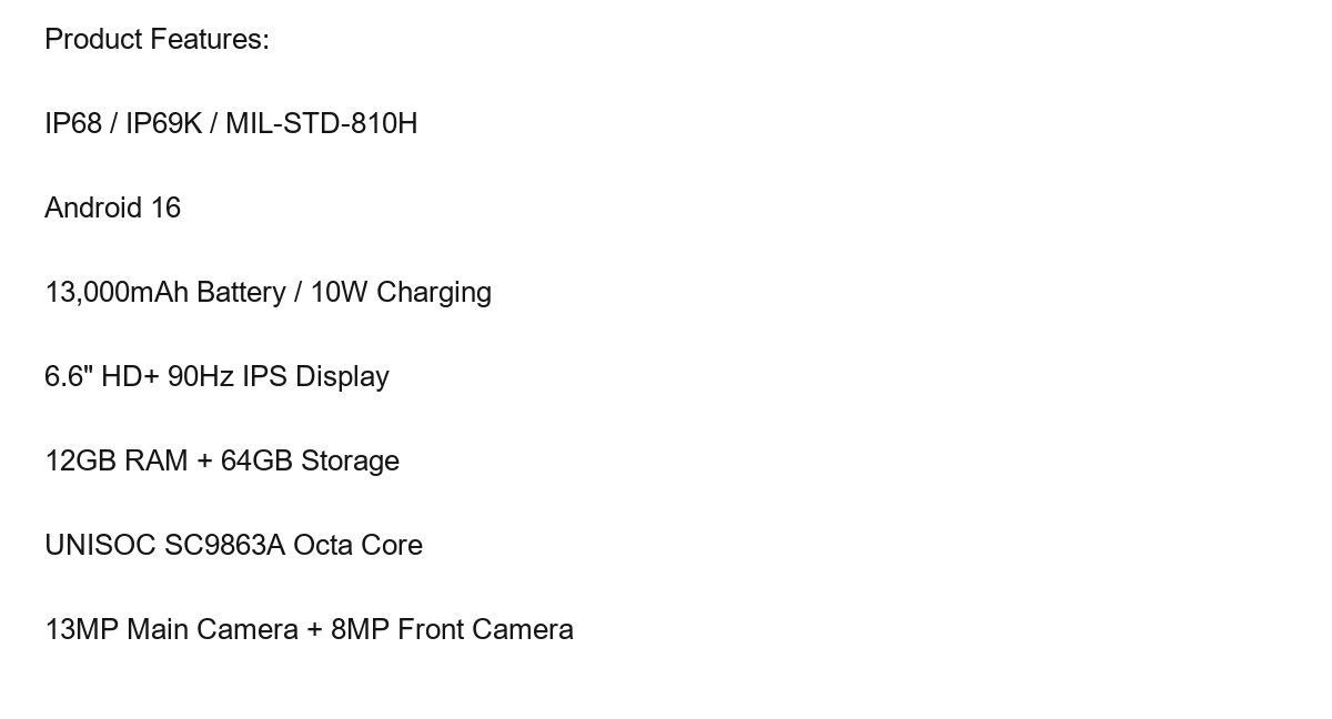 DOOGEE Fire 5 product features 1