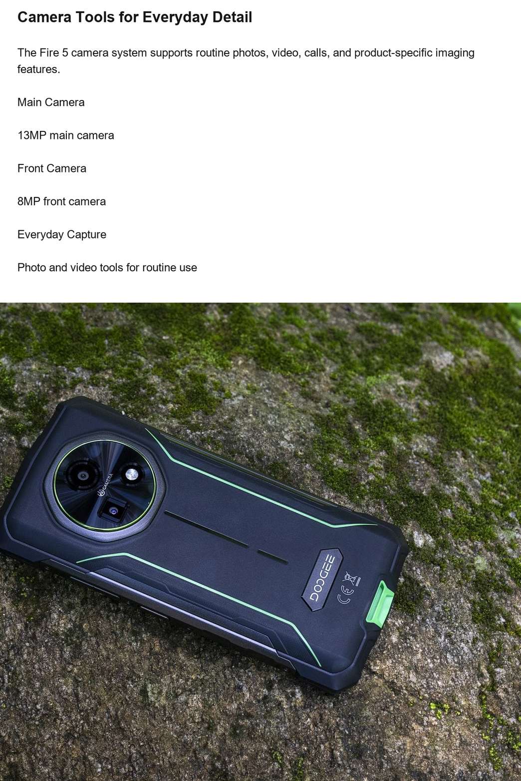 DOOGEE Fire 5 product features 14