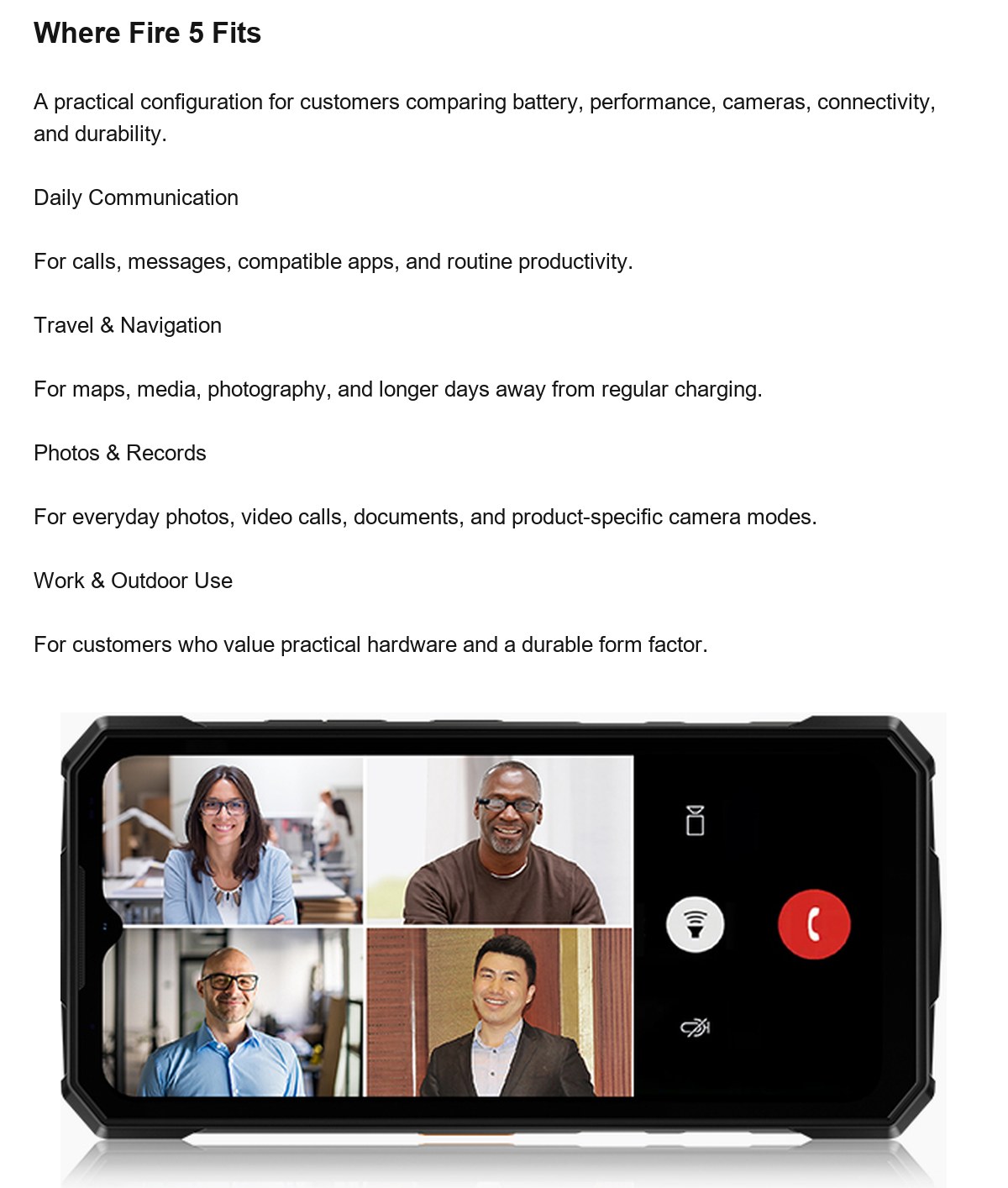 DOOGEE Fire 5 product features 20