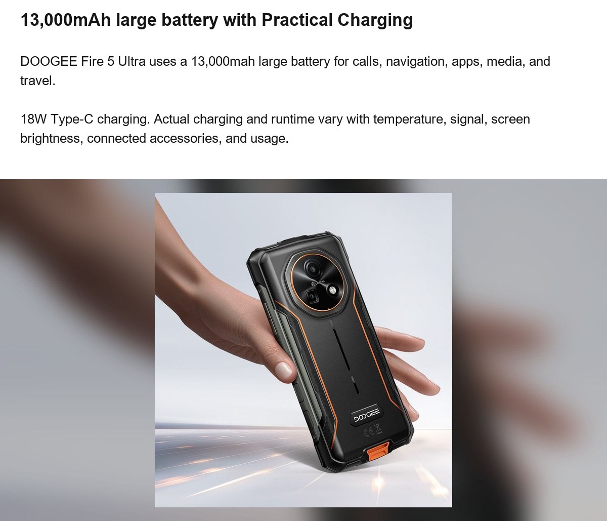 DOOGEE Fire 5 Ultra product features 9