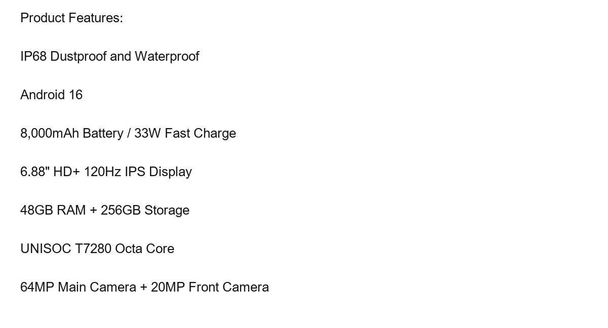DOOGEE M30 product features 1