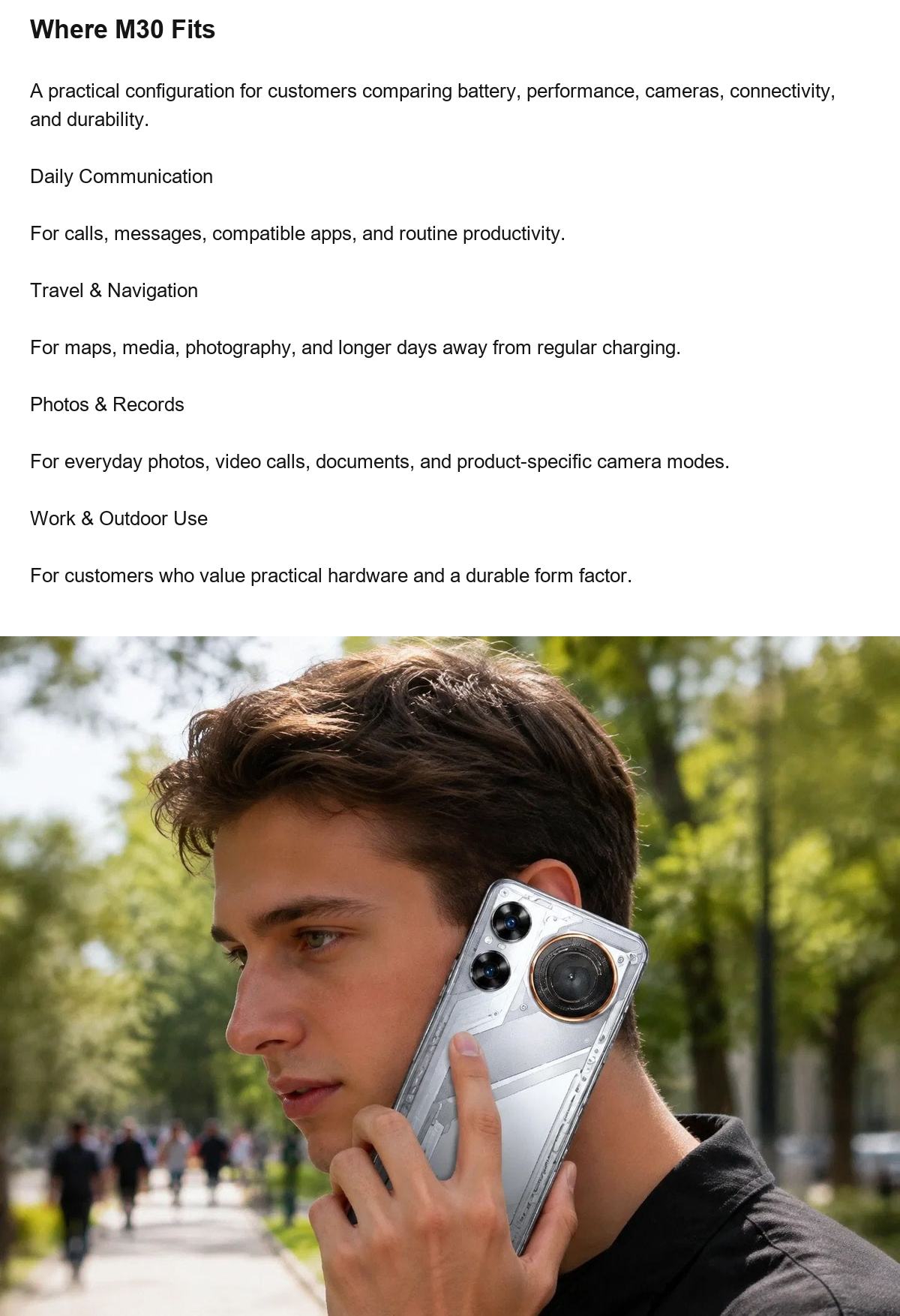 DOOGEE M30 product features 20