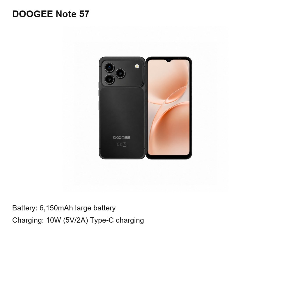 DOOGEE Note 57 product features 2