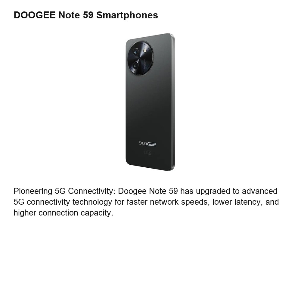 DOOGEE Note 59 product features 4