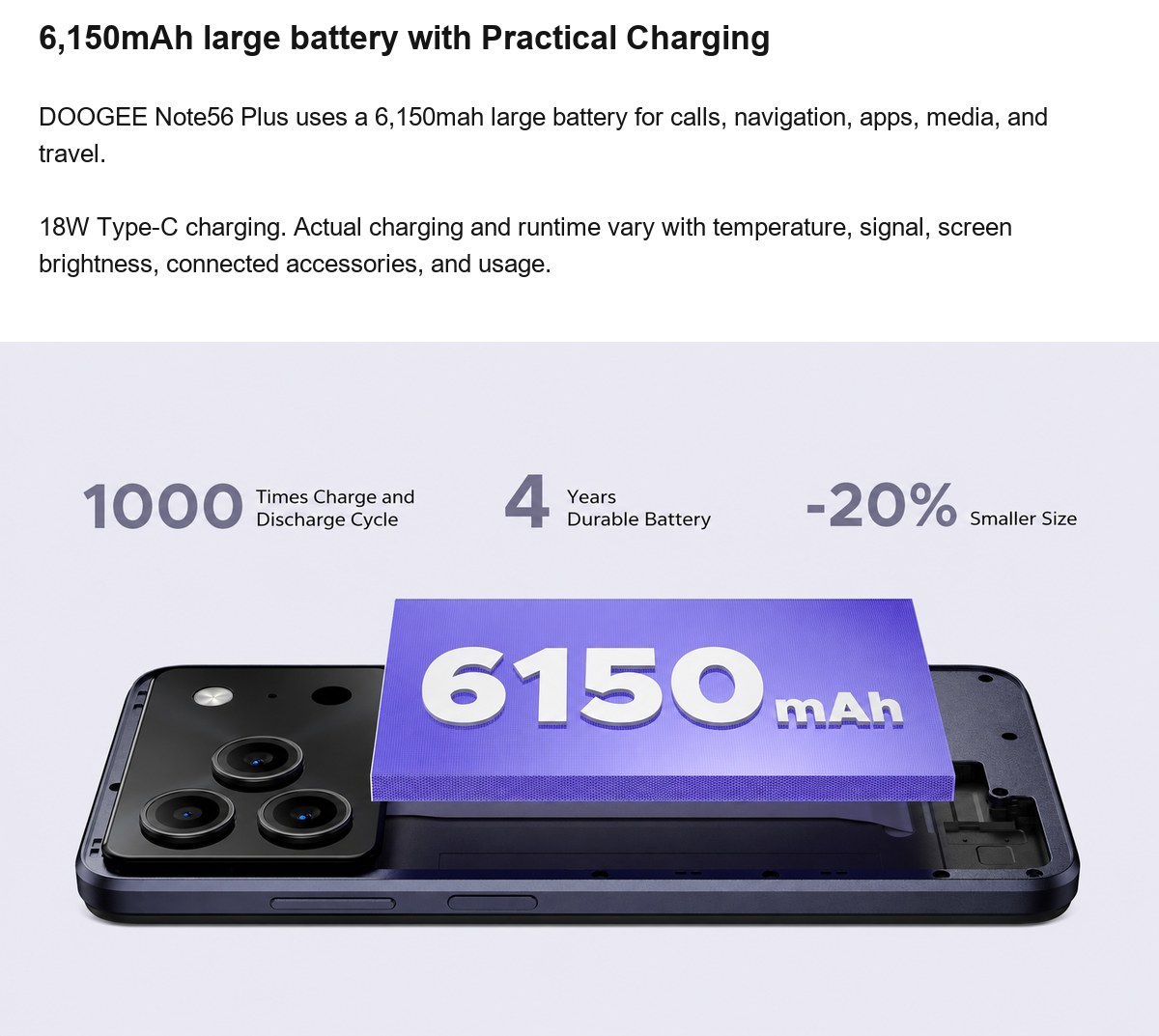 DOOGEE Note56 Plus product features 9