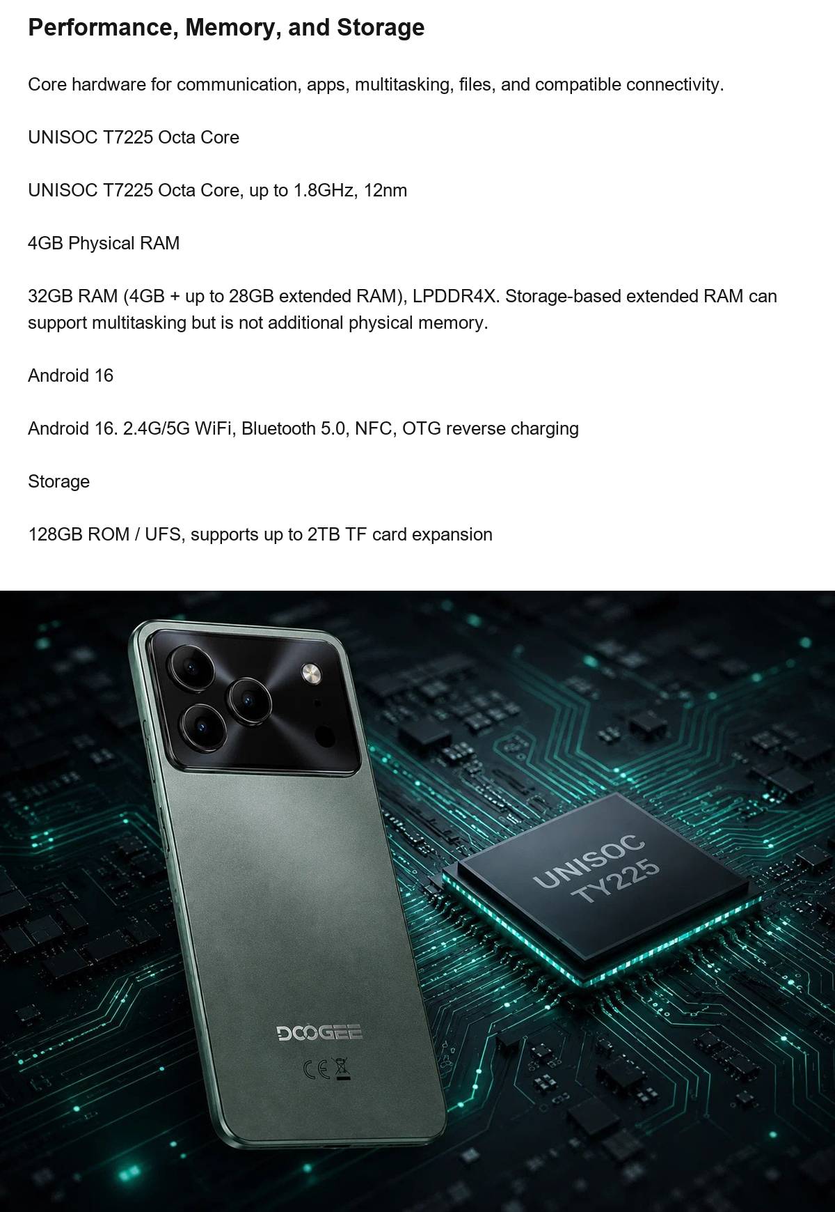 DOOGEE Note56 Pro product features 10