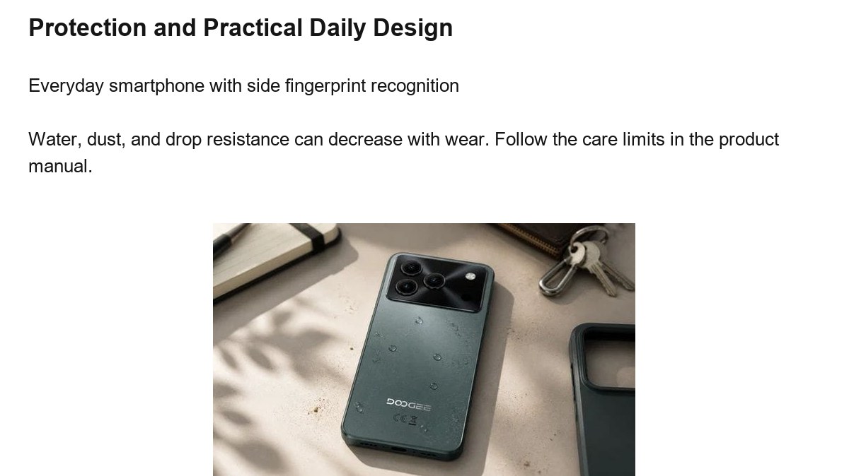 DOOGEE Note56 Pro product features 18