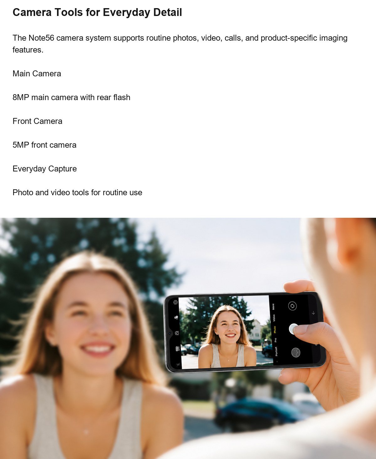 DOOGEE Note56 product features 14