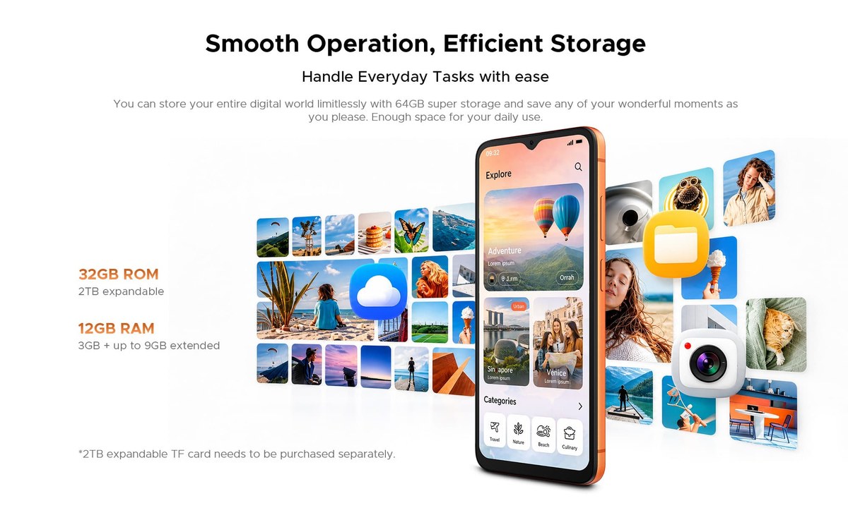 DOOGEE Note57 Lite product features 13