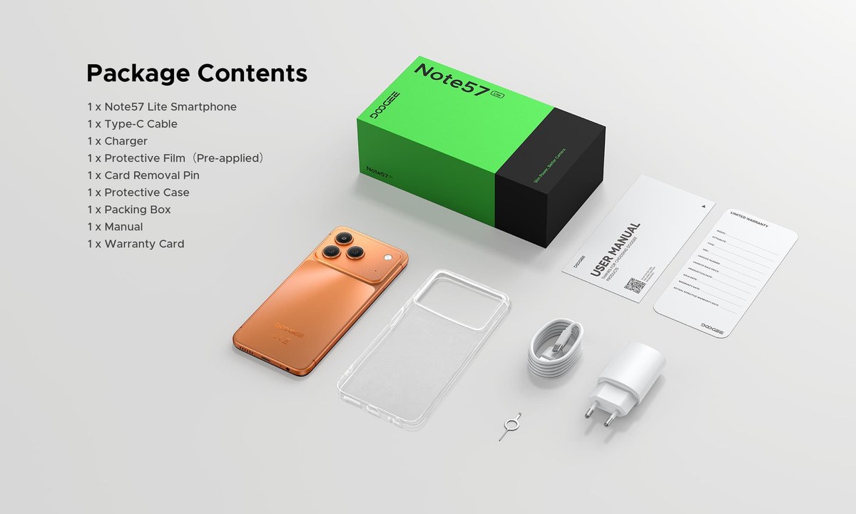 DOOGEE Note57 Lite product features 17