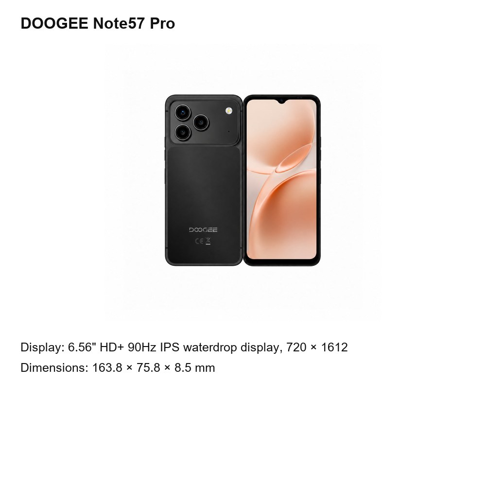 DOOGEE Note57 Pro product features 3