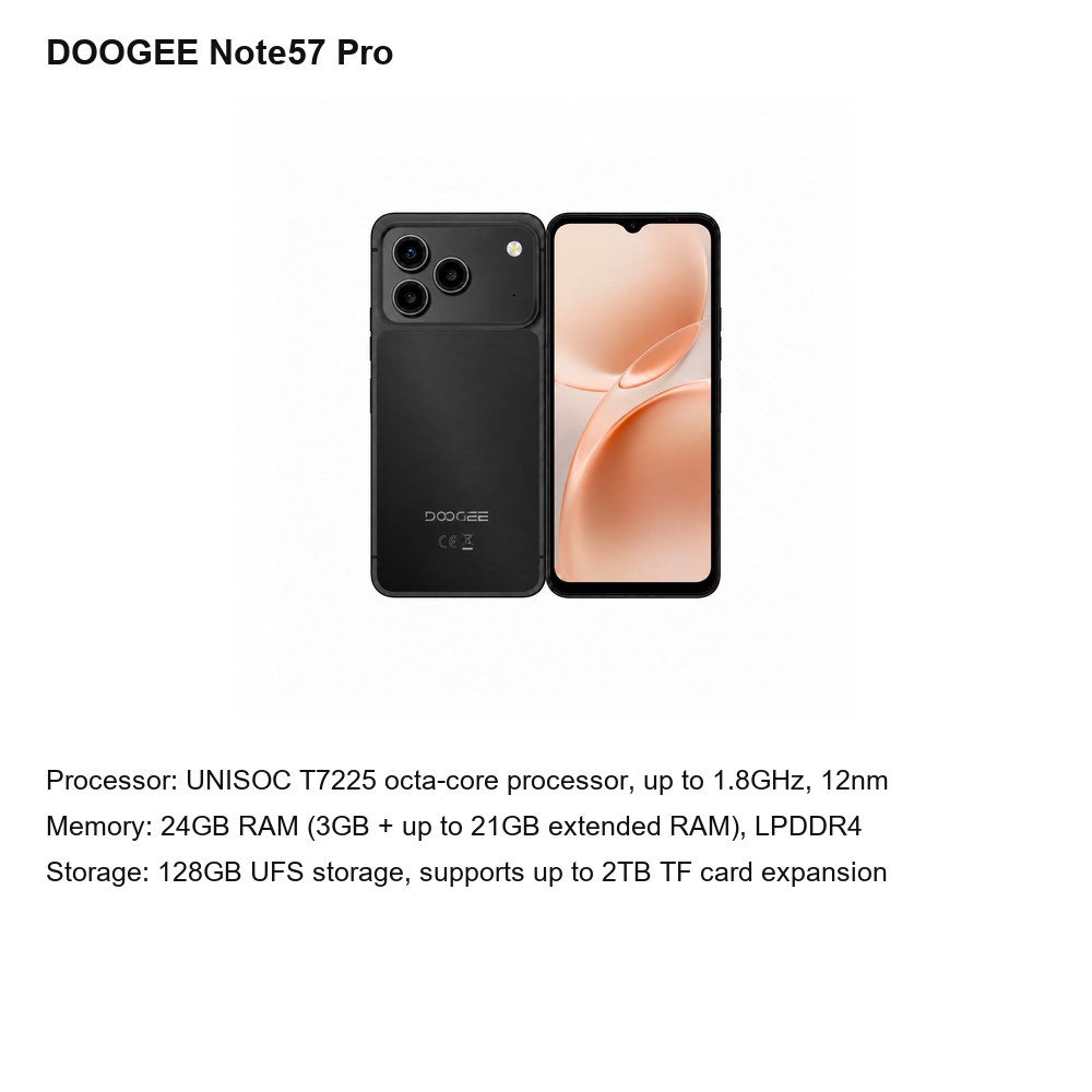 DOOGEE Note57 Pro product features 5