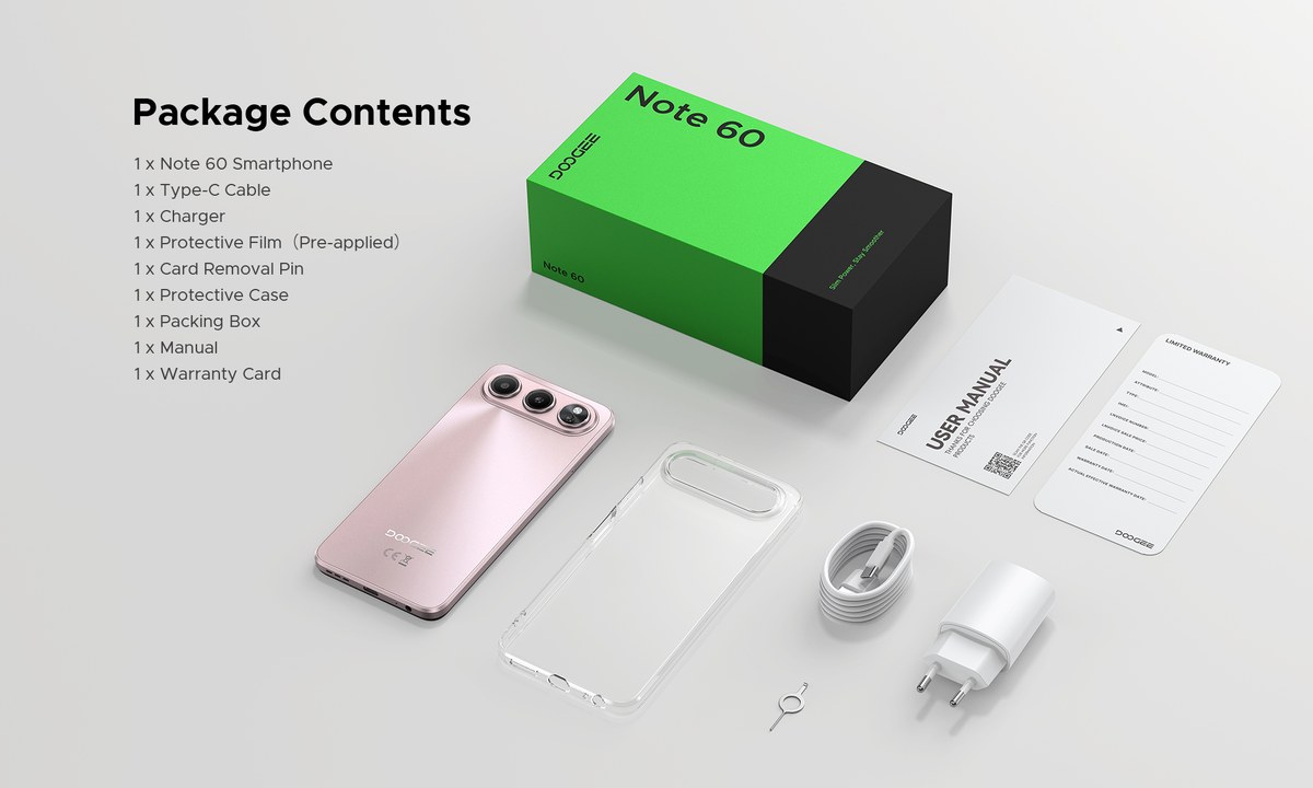 DOOGEE Note60 product features 19