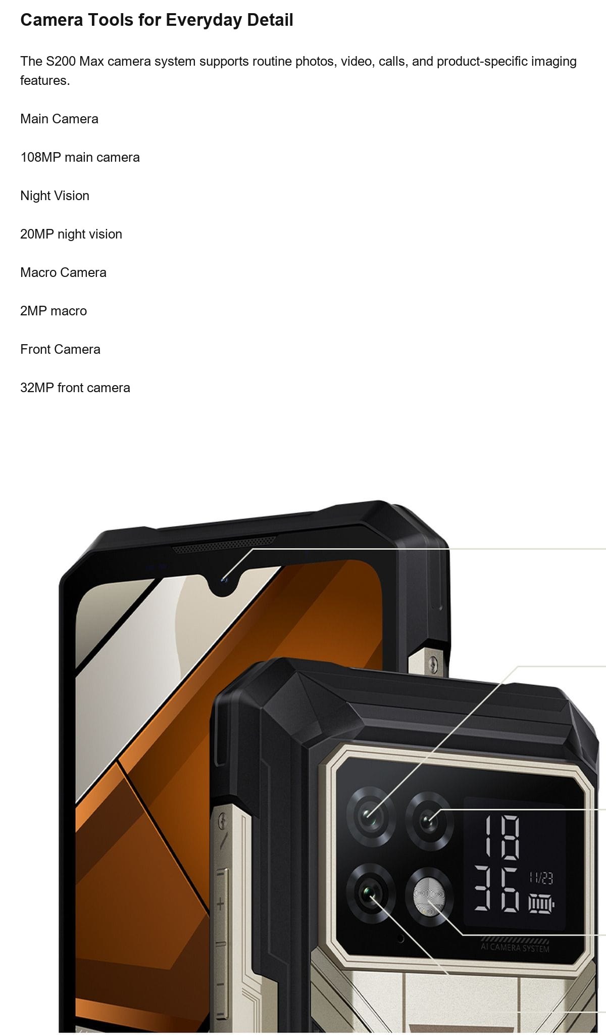 DOOGEE S200 Max product features 14