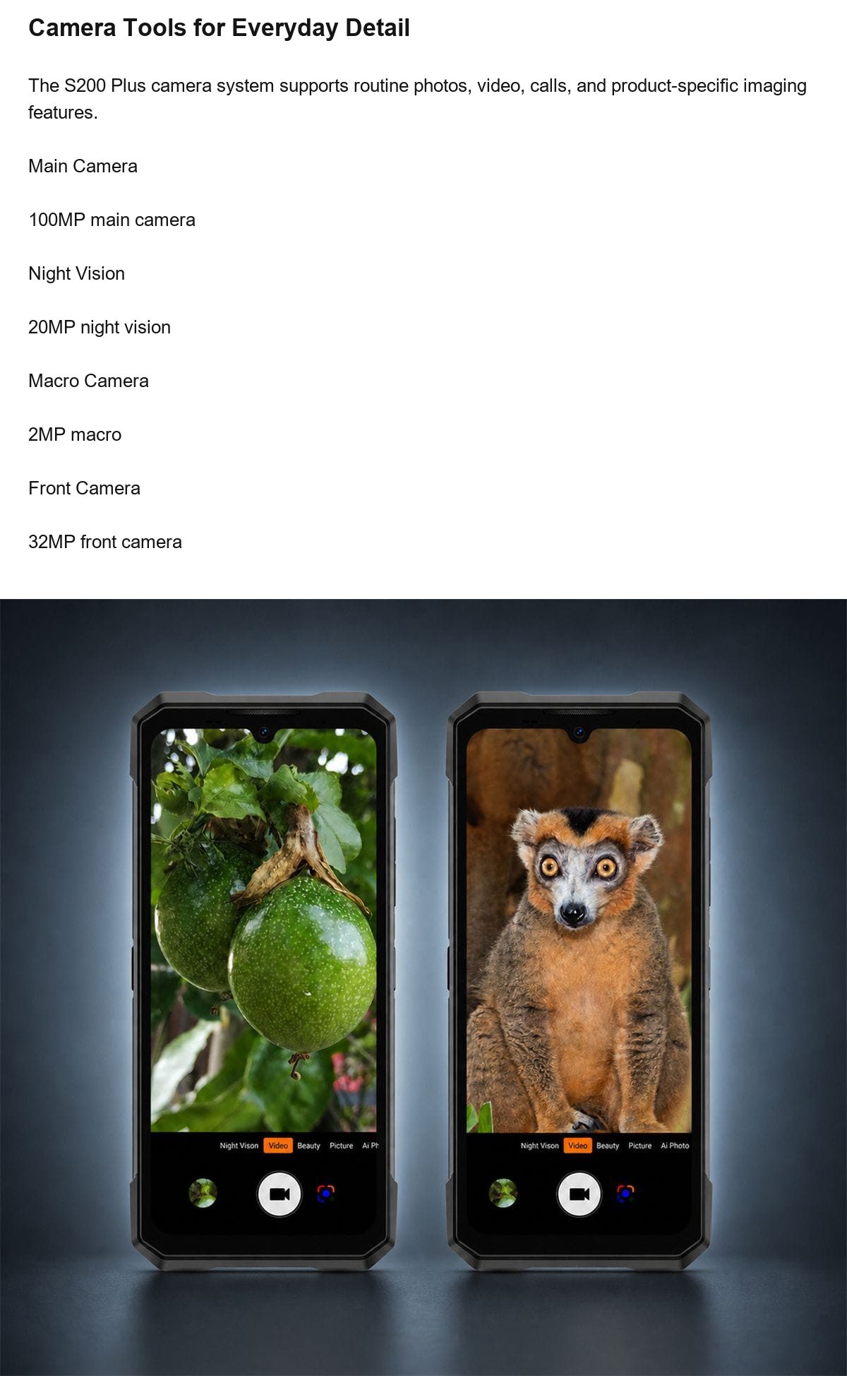 DOOGEE S200 Plus product features 14
