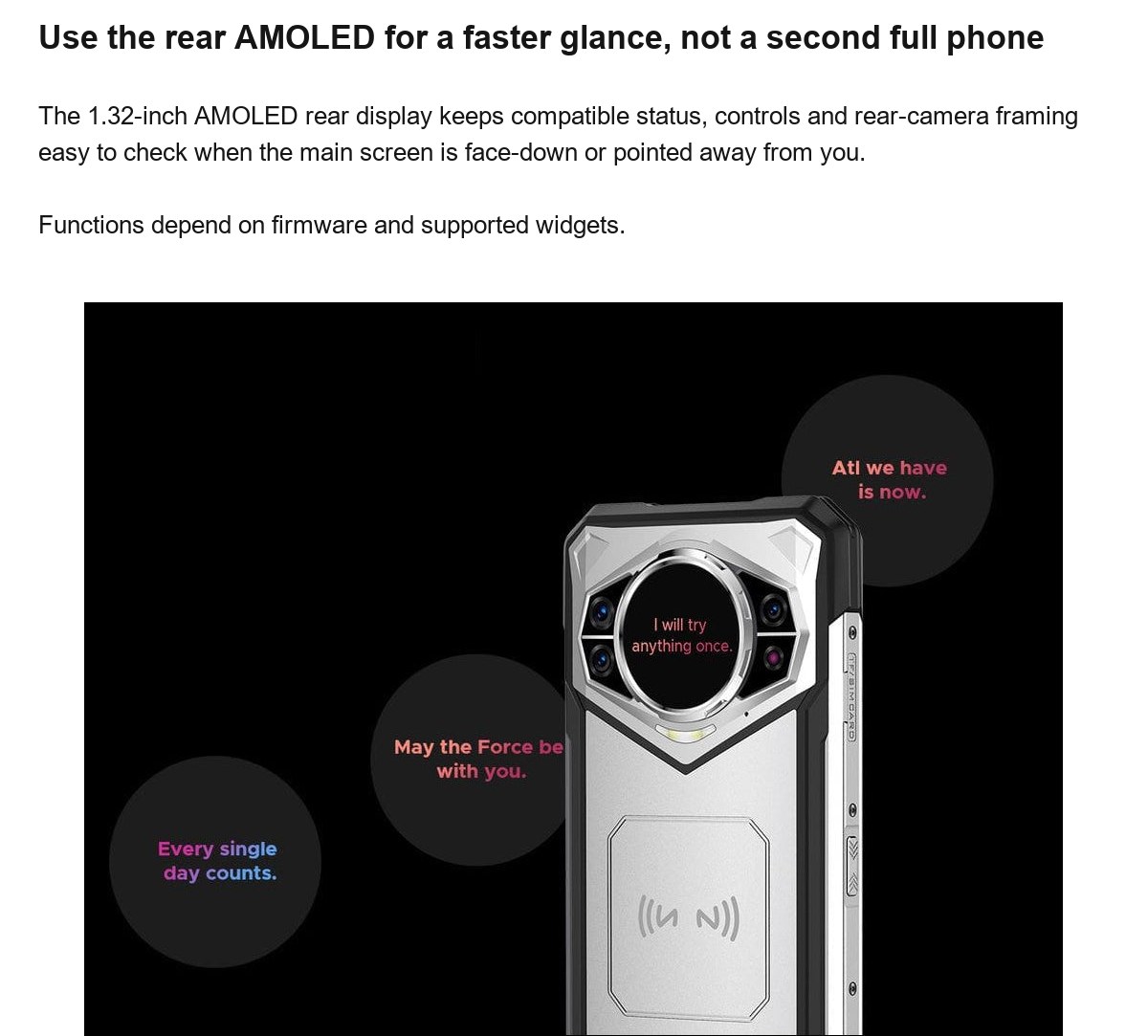 DOOGEE S200 product features 15