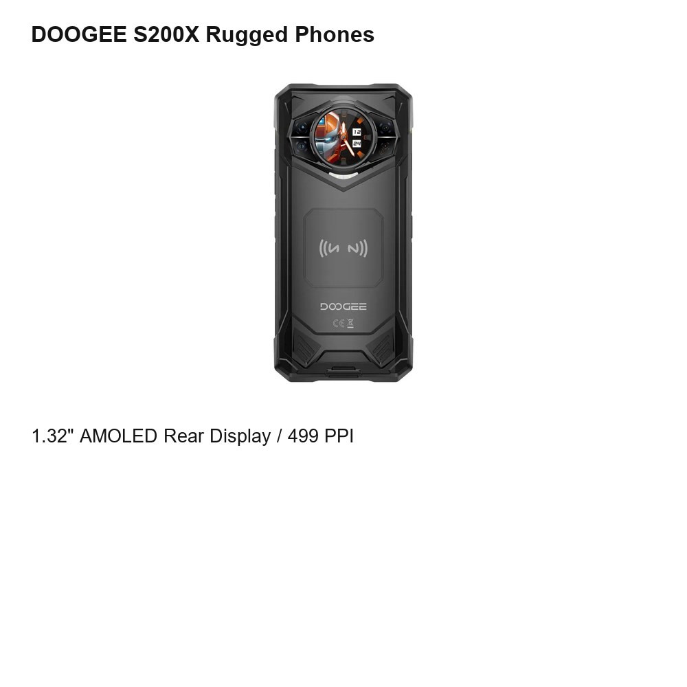 DOOGEE S200X product features 2